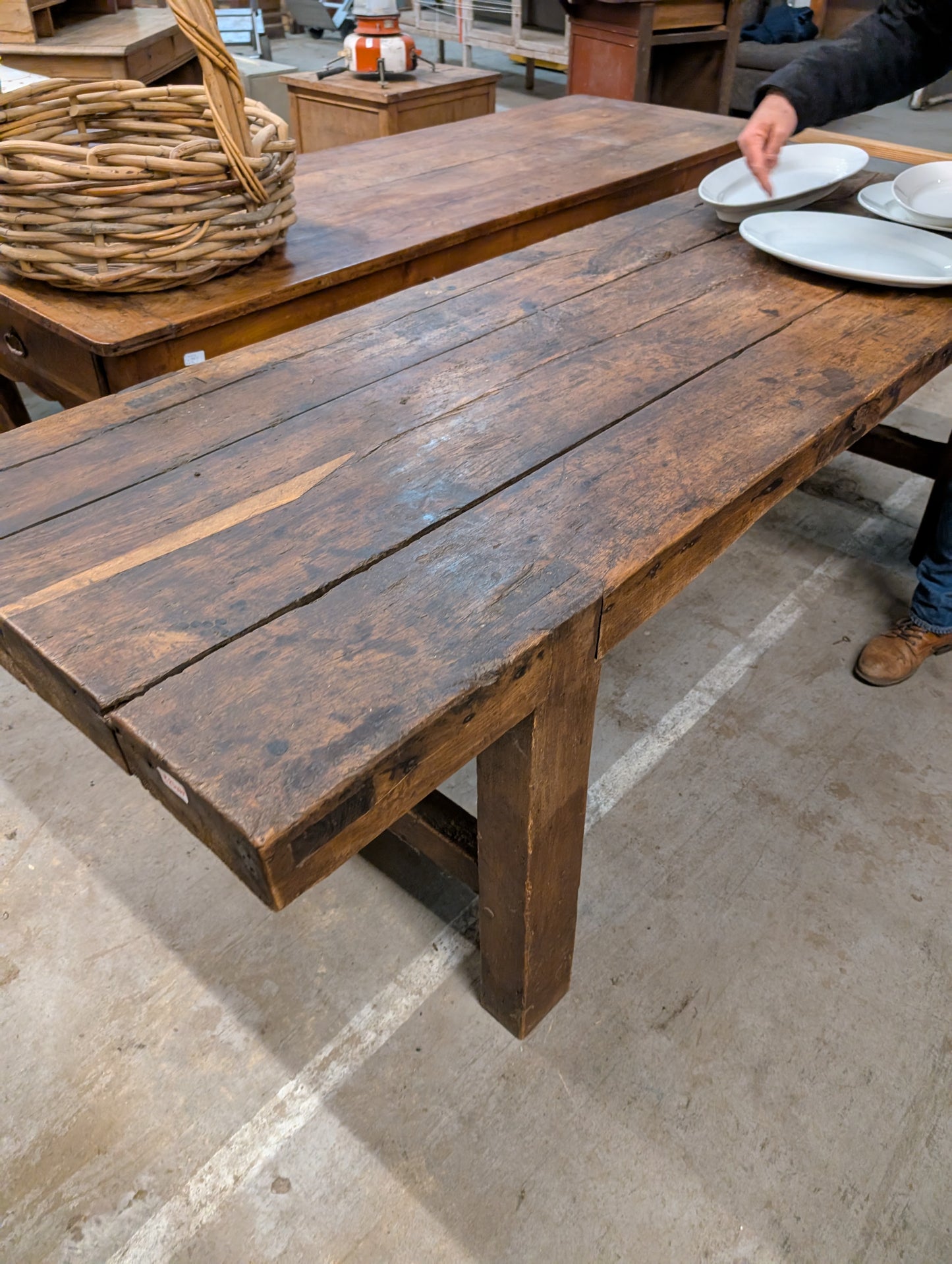 XVIIIth century Oak Farm table