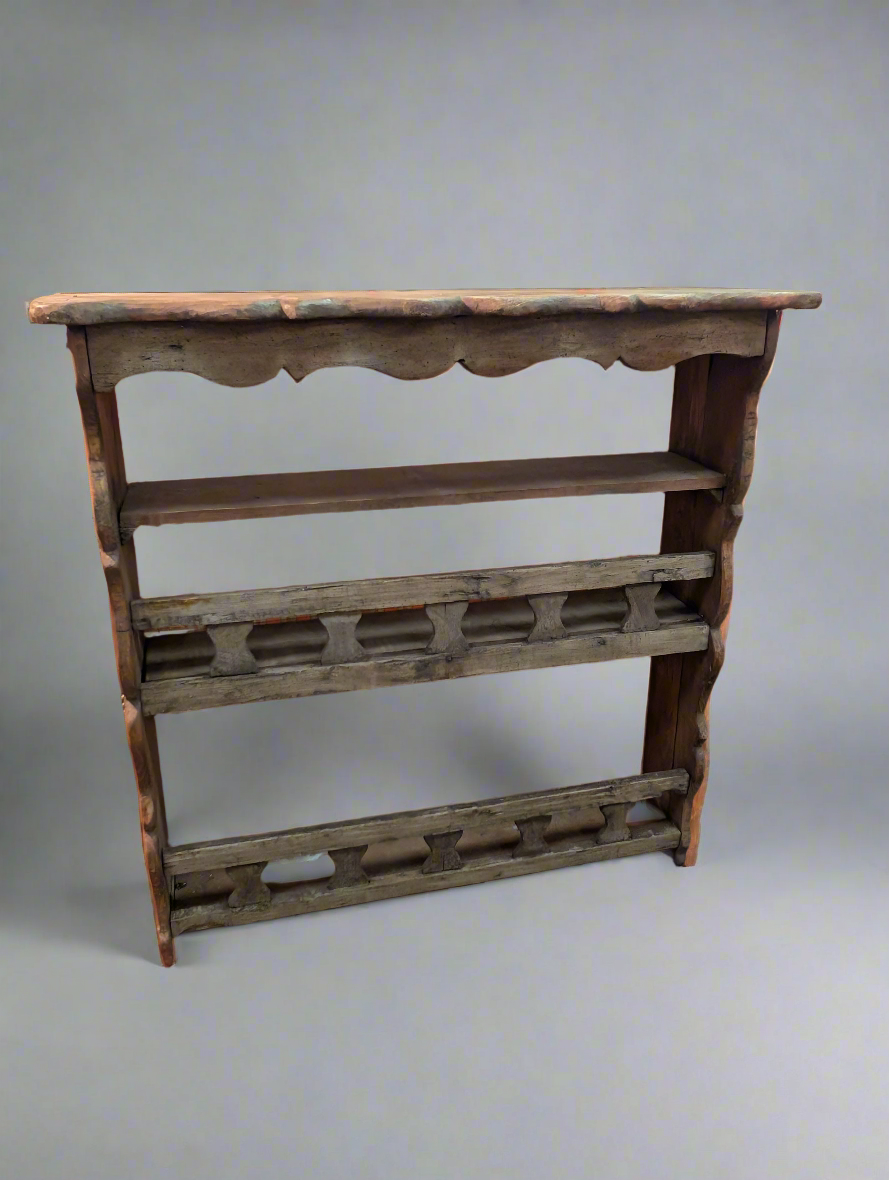 French Wall kitchen Shelves in oak