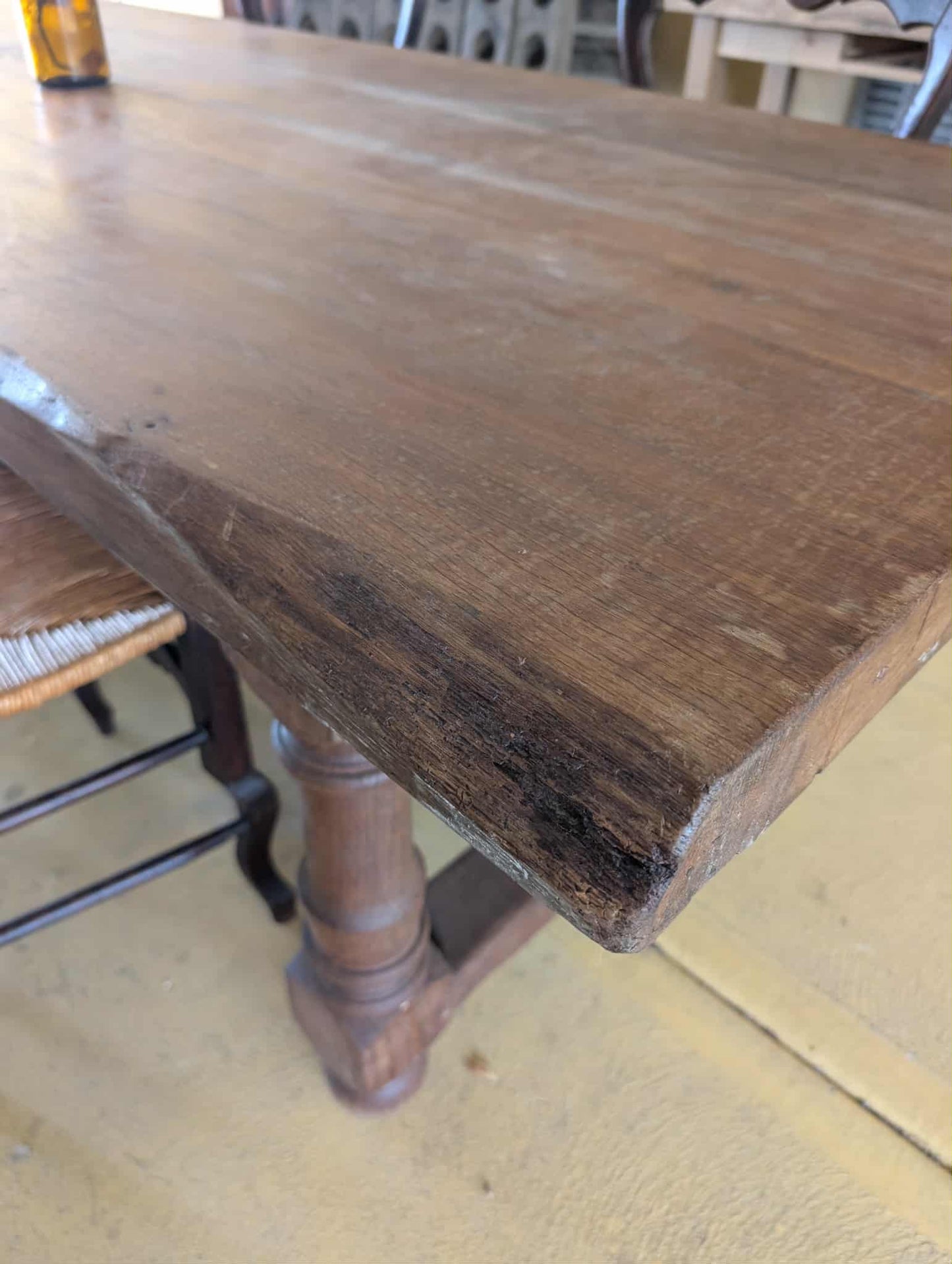 Solid French Farm Table.