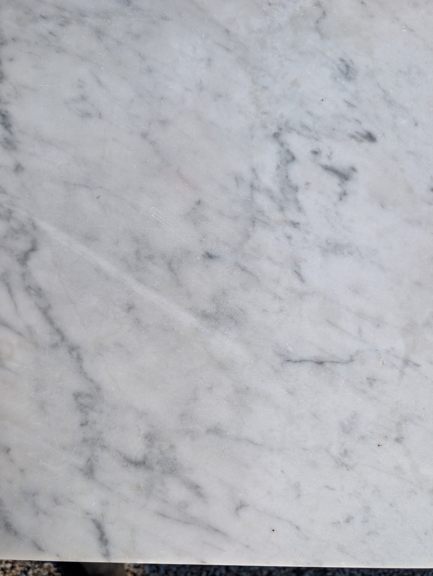 French Bistro Table with marble top XIXth C.