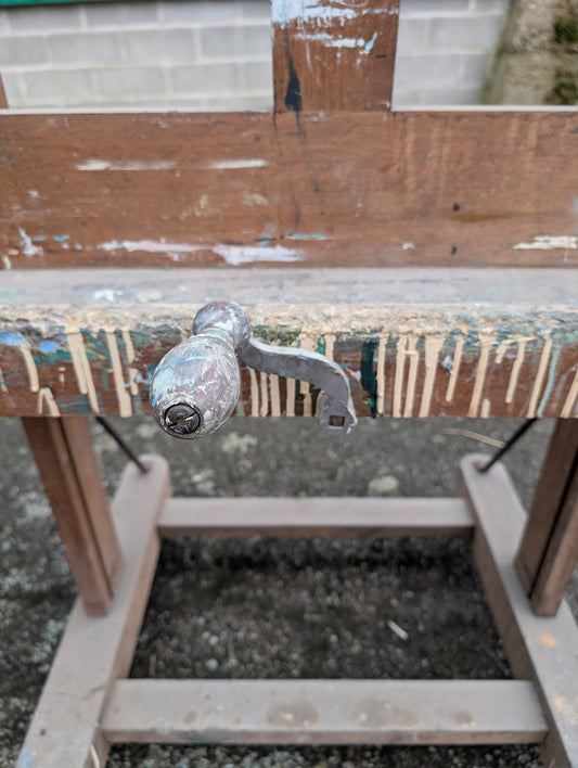 Antique Painting Easel of Normandie Artist