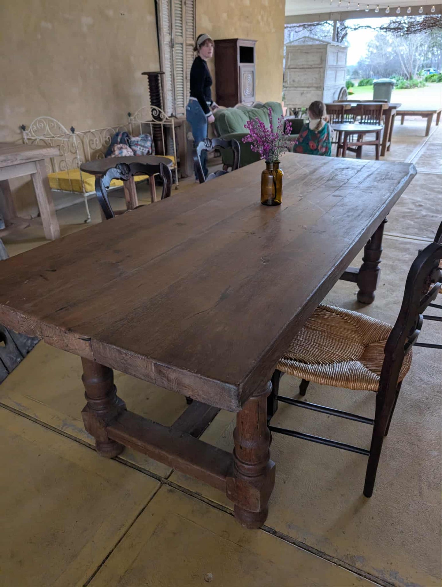 Solid French Farm Table.