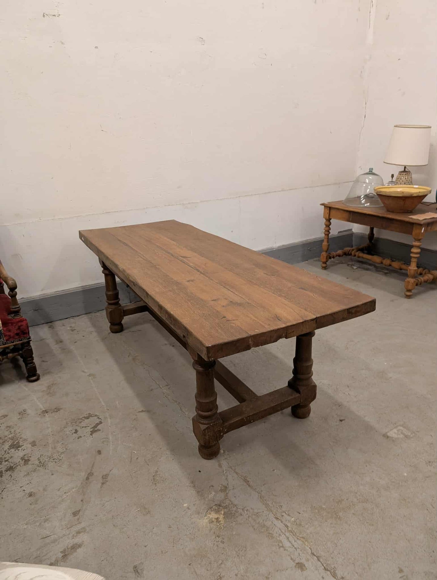 Solid French Farm Table.