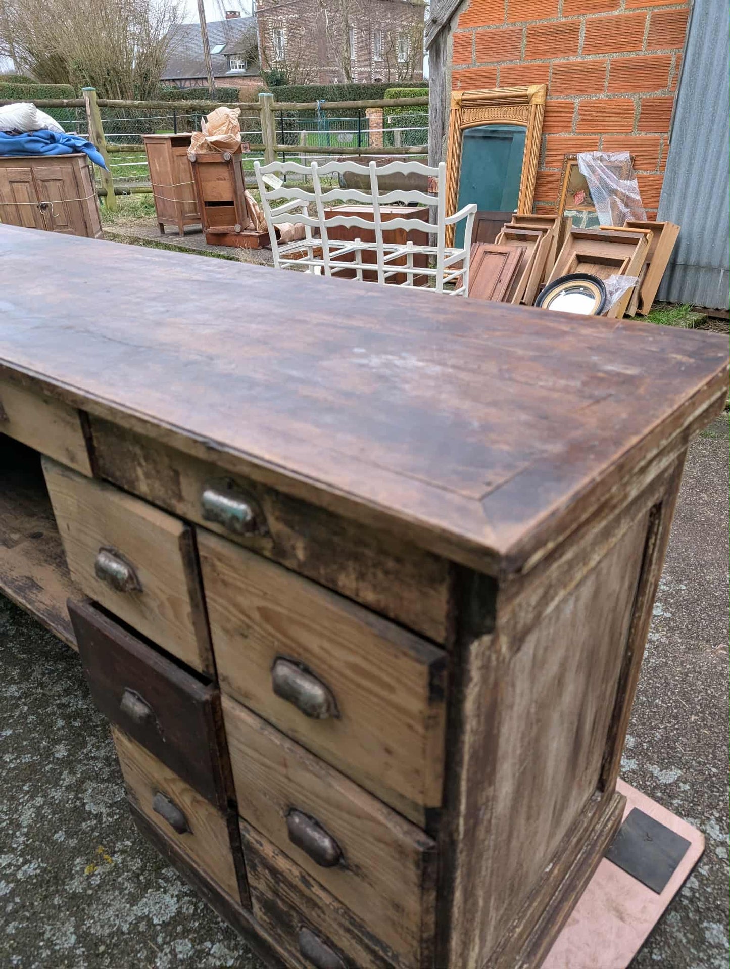 Unique kitchen Island/ shop counter