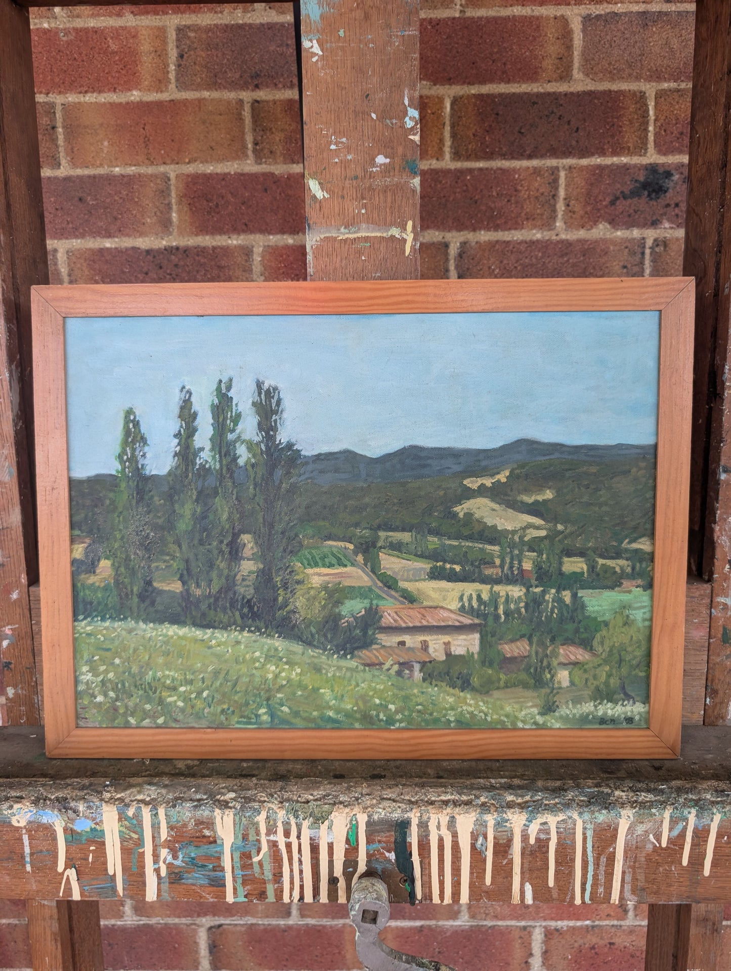 French Landscape Painting – Castelnau-de-Montmiral (2003)