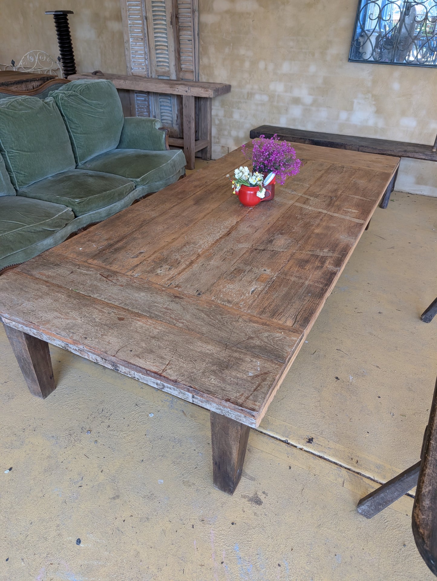 X Large wooden coffee Table