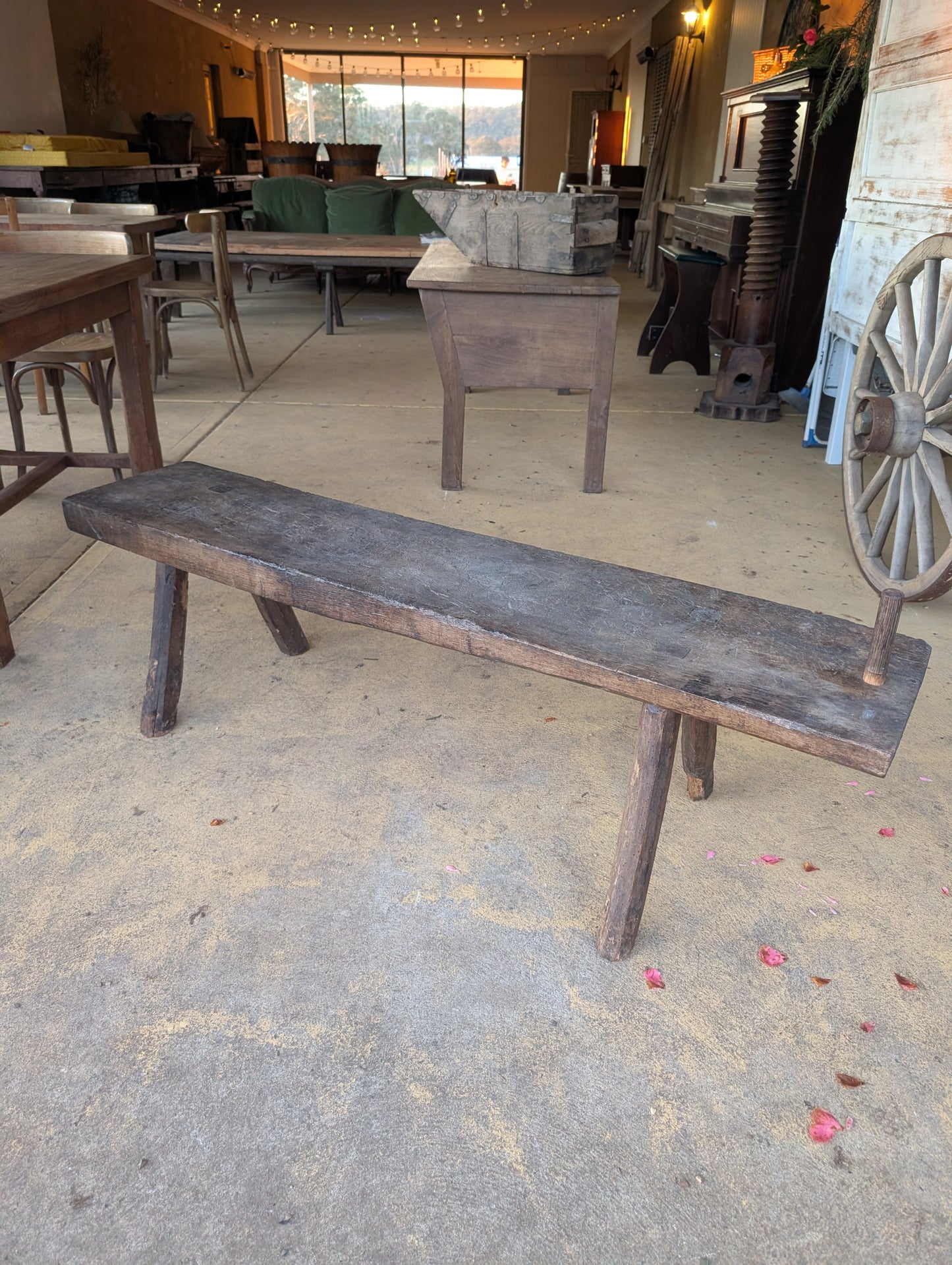 Primitive farm Bench