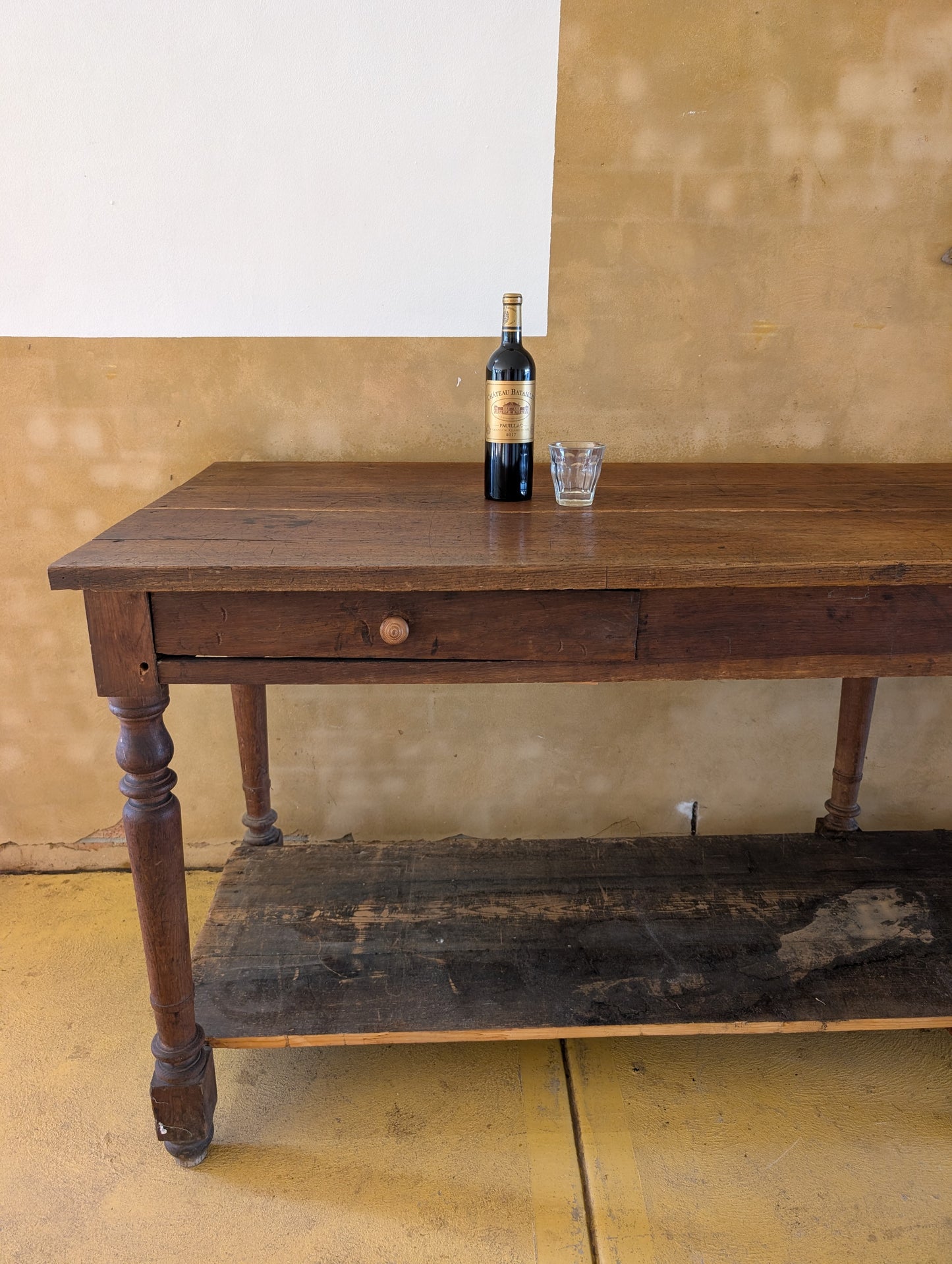 4m long drapers table
