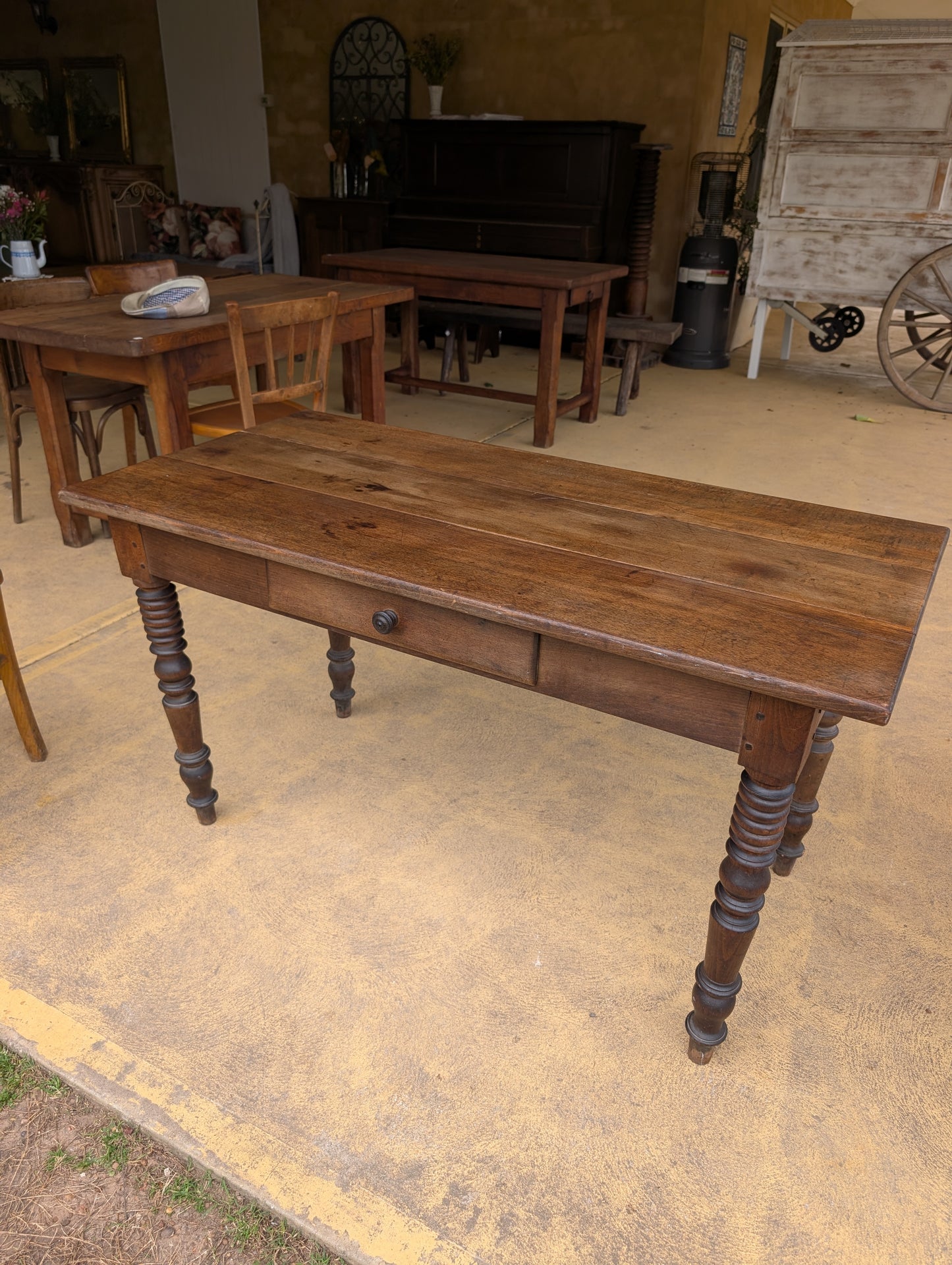 19th Century Oak Farmhouse table