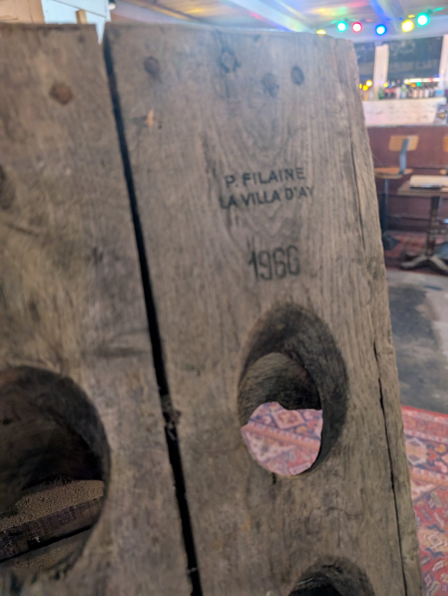 1966 Epernay Antique Wine Rack