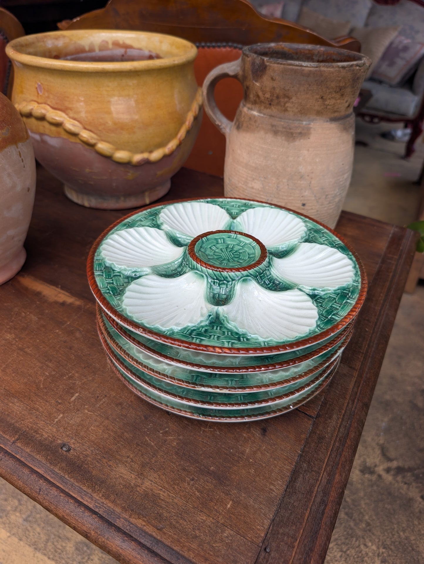 French oyster plates