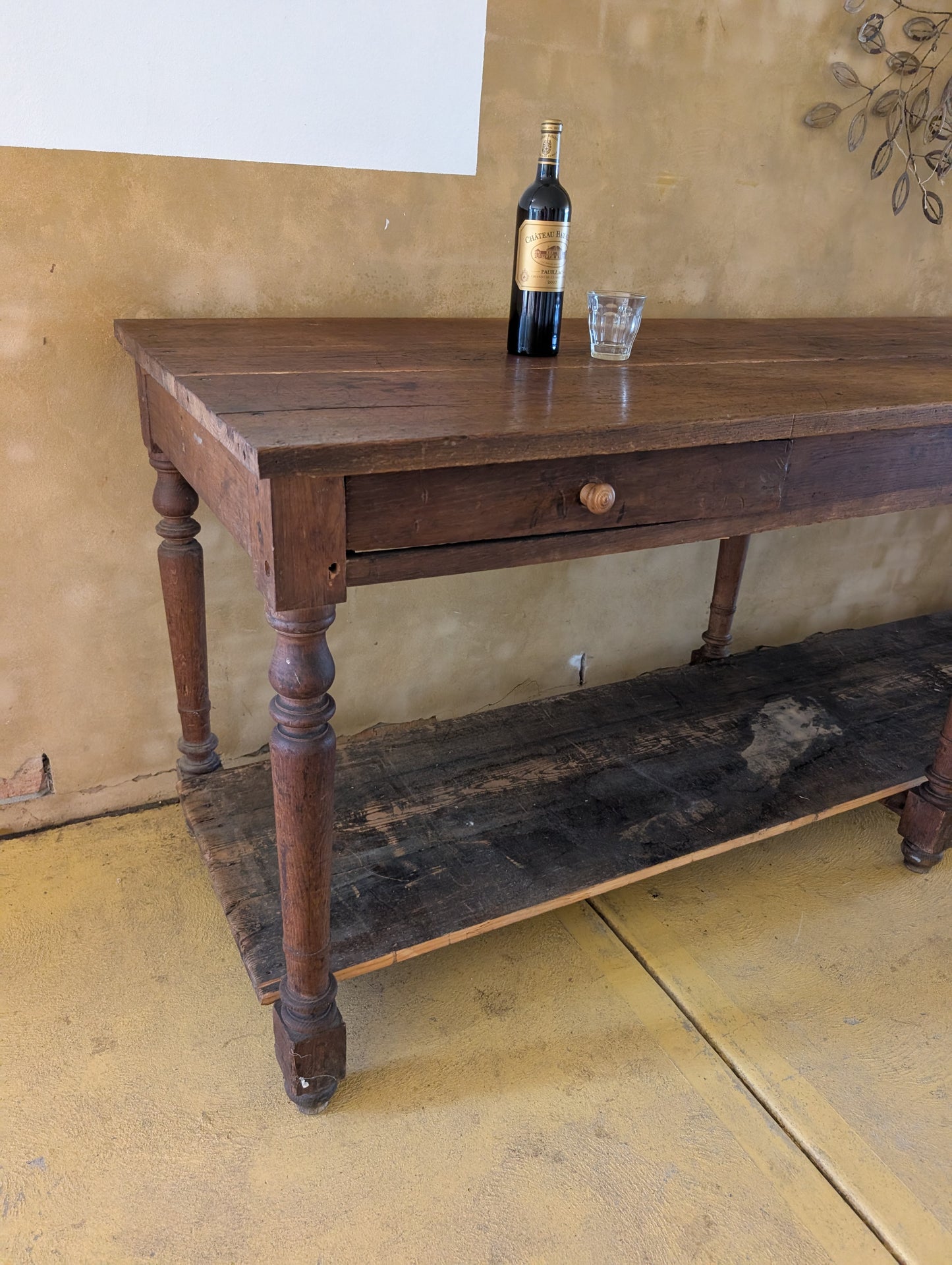 4m long drapers table