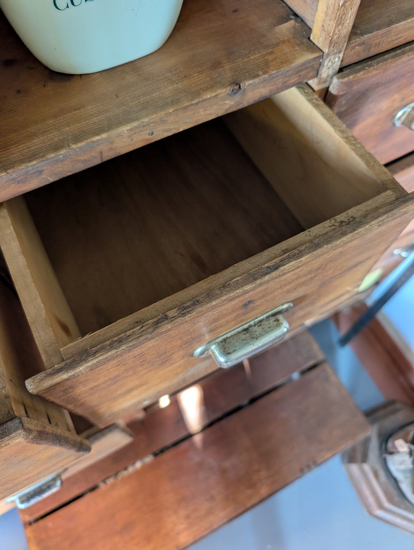 French Apothecary Cabinet oak 50s
