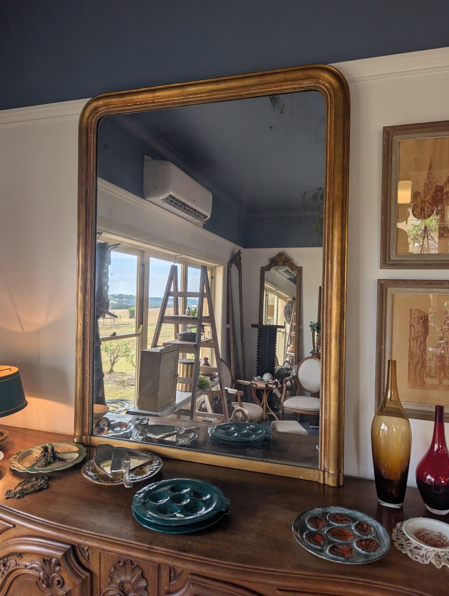 Mirror Louis Philippe C19th