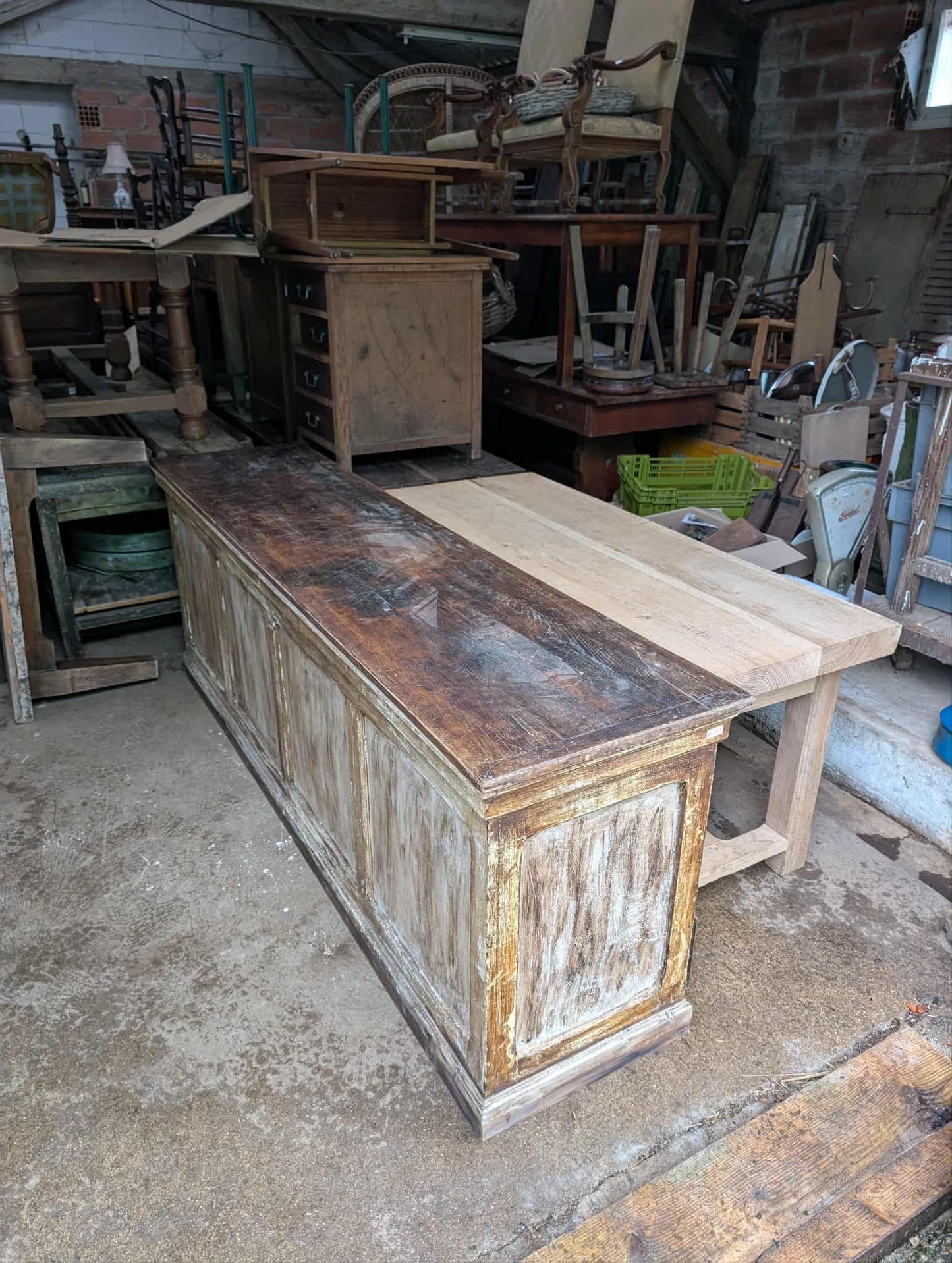 Unique kitchen Island/ shop counter
