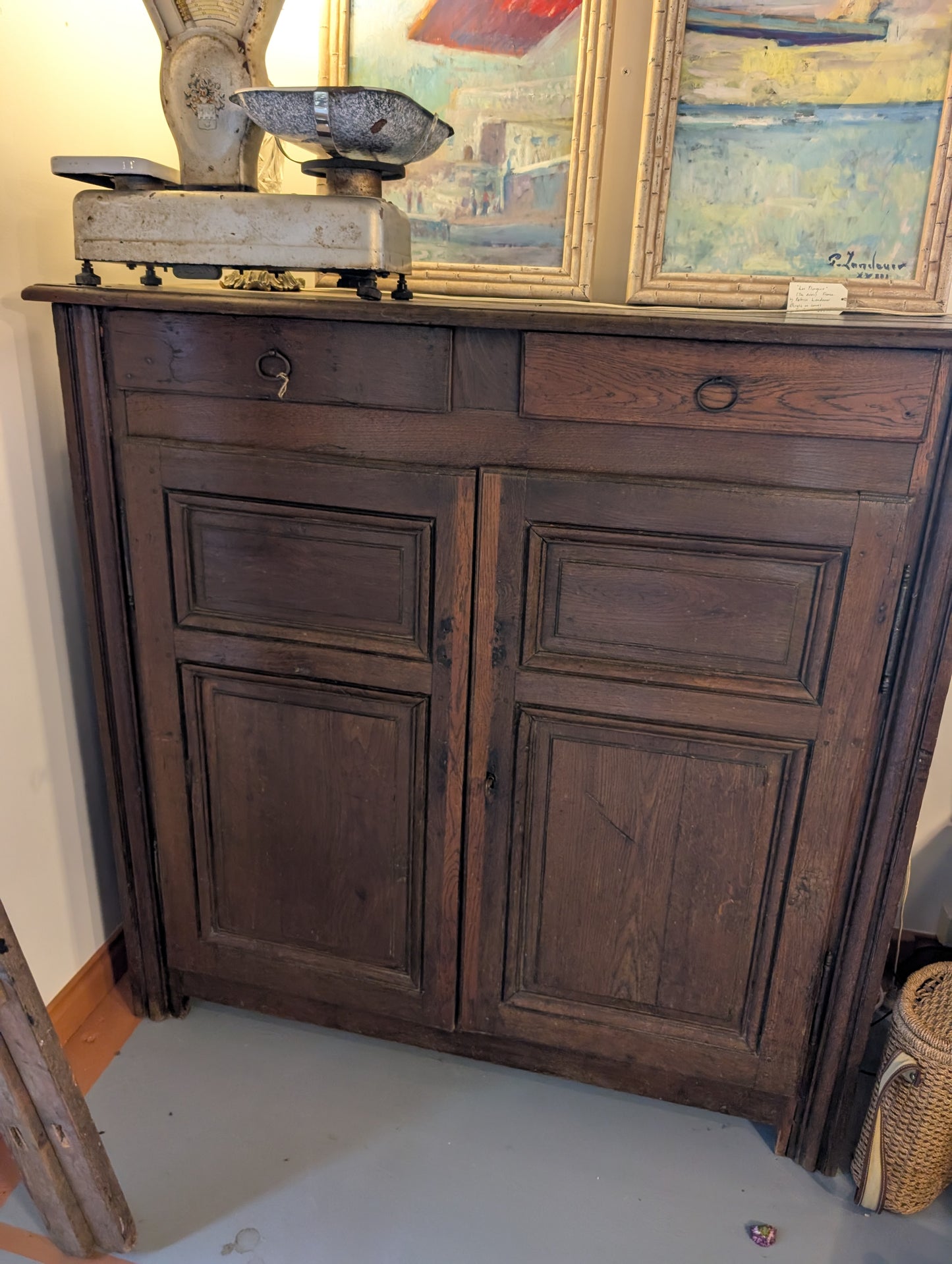 Oak Wooden cabinet XVIIIe