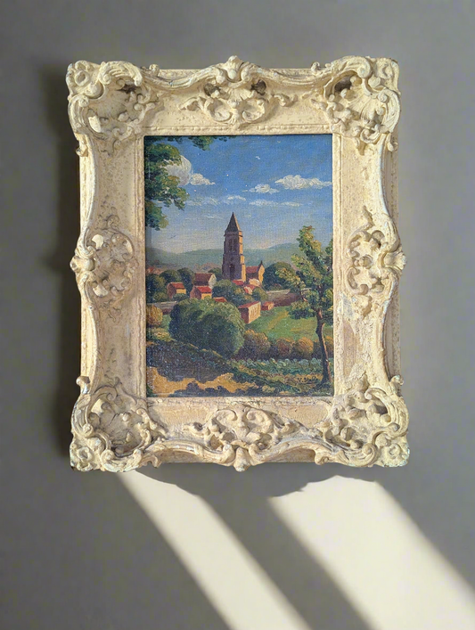 Painting, window on the countryside