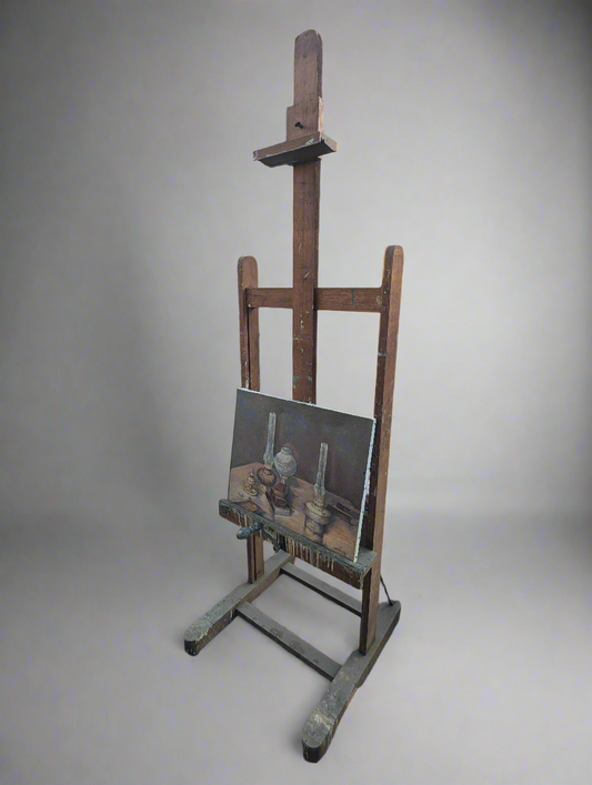 Antique Painting Easel of Normandie Artist