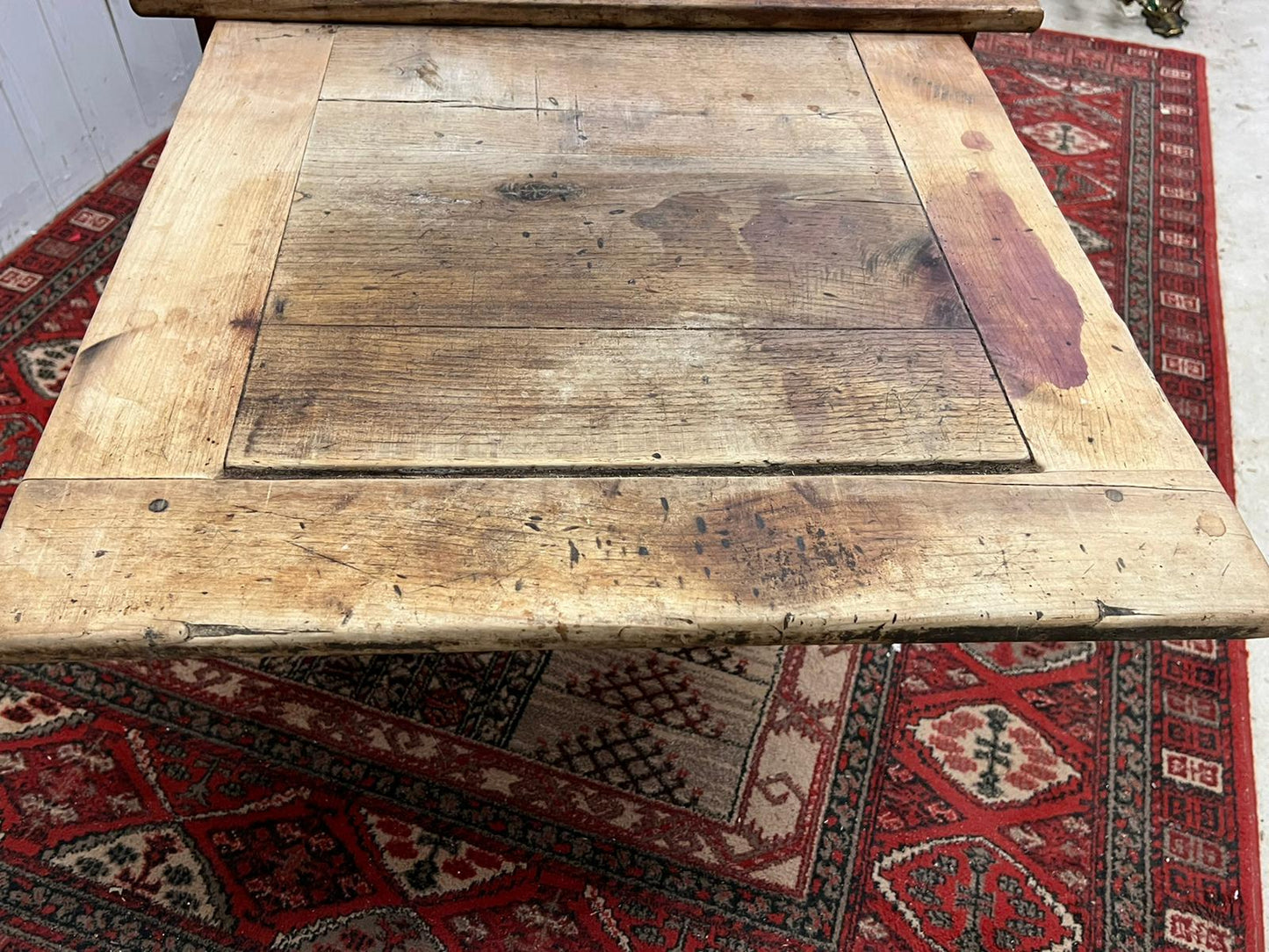 Farm table with drawer & extension
