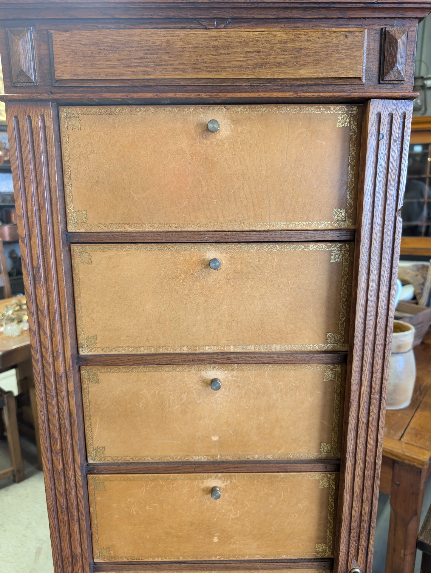 C19th Oak "Cartonnier" filling cabinet
