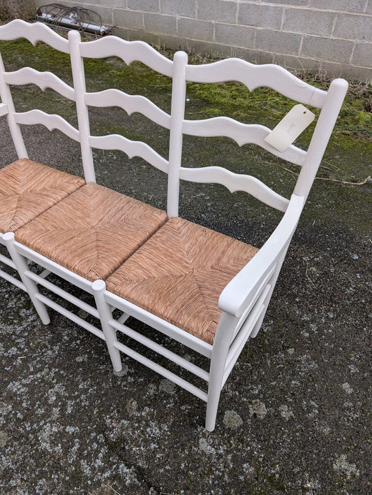 Old Provençal Ivory 3-seater Bench