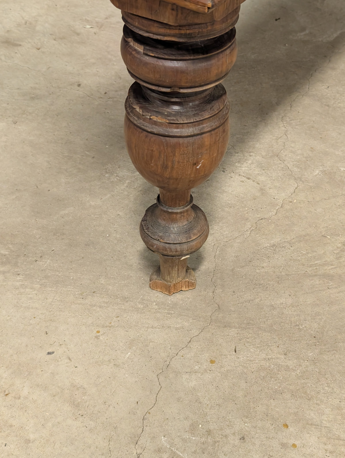 C19th European Farm Table with 2 drawers, kitchen island.