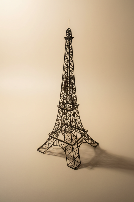 Eiffel Tower wrought iron garden stand (229 x 82 x 82cm)