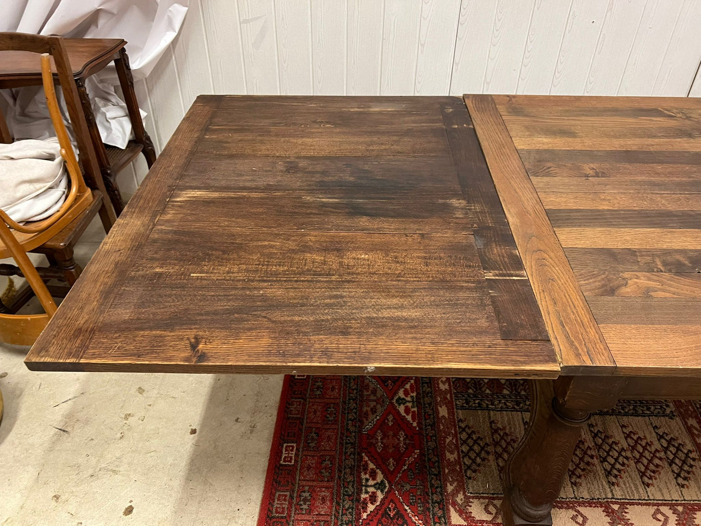 C20th Farmhouse table with Extensions