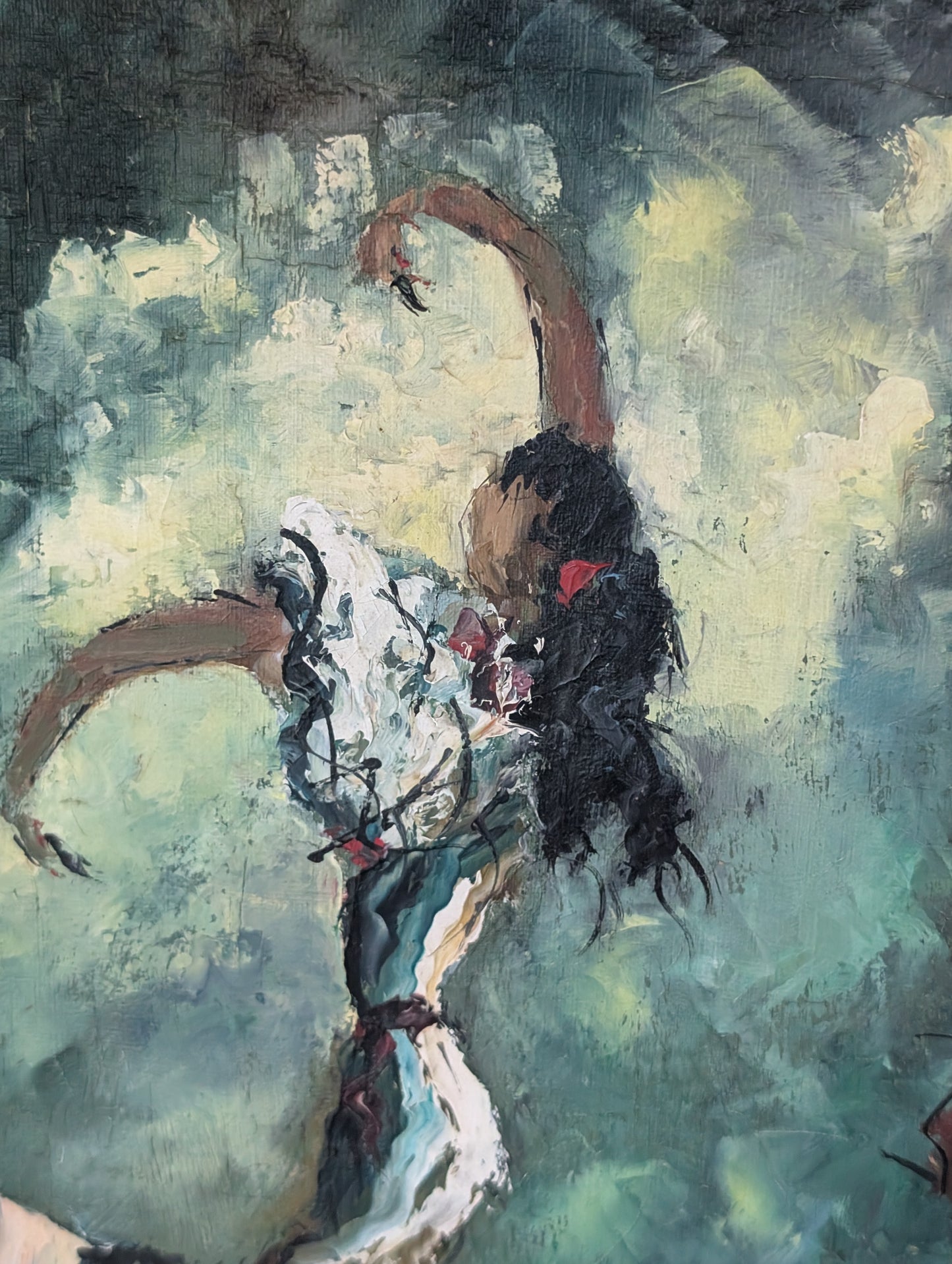 Flamenco Dancer - R. vanderbulcke - oil - Mid CXXth