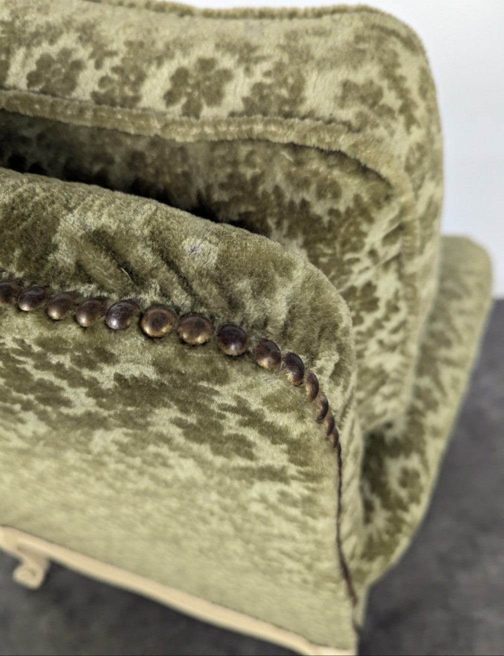 Louis XV style bergère armchair