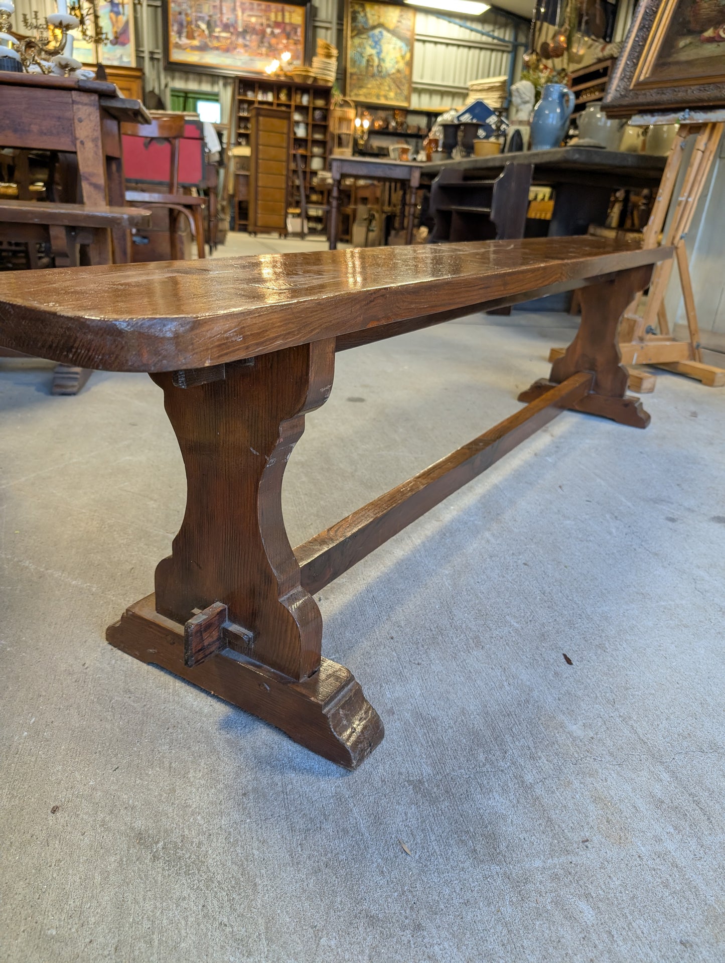French oak bench farmhouse