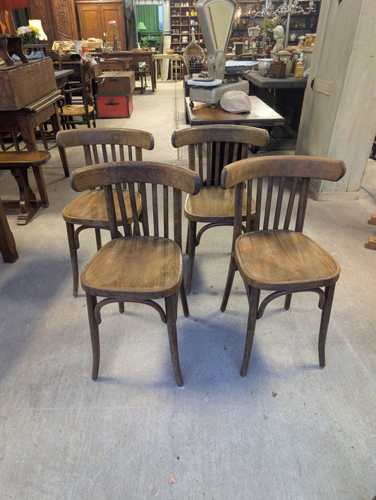 Set of 4 french bistro chairs