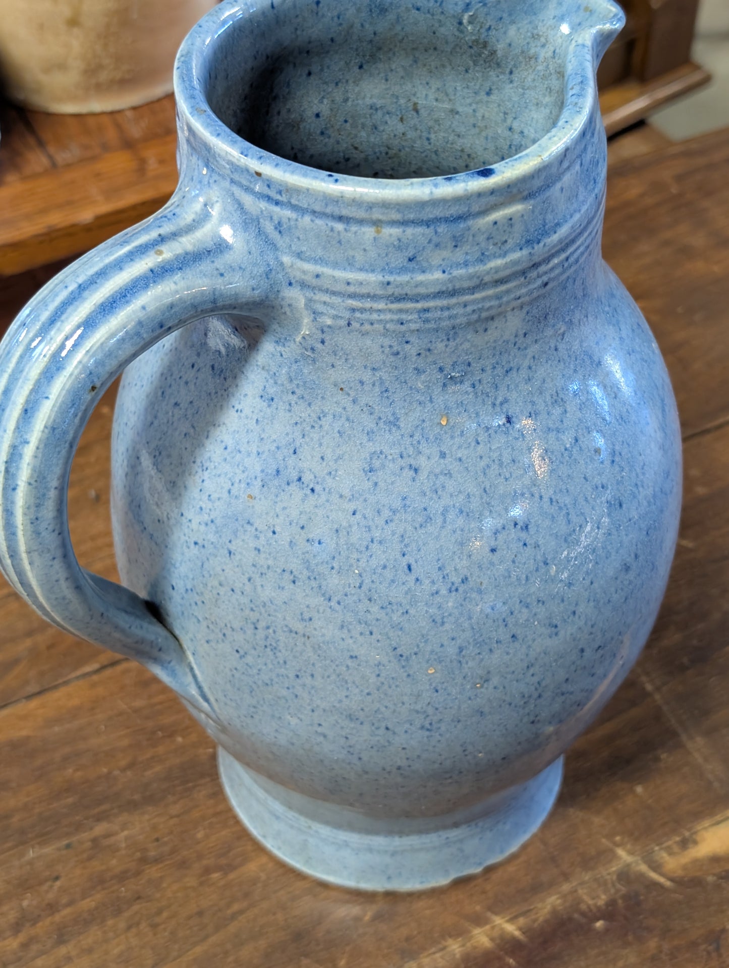 Antique French Stoneware pitcher from "Bourdon frères, Paris" 4L
