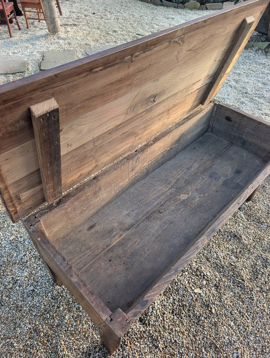 C19th Oak "Maie a Pain" bread-dough table / box