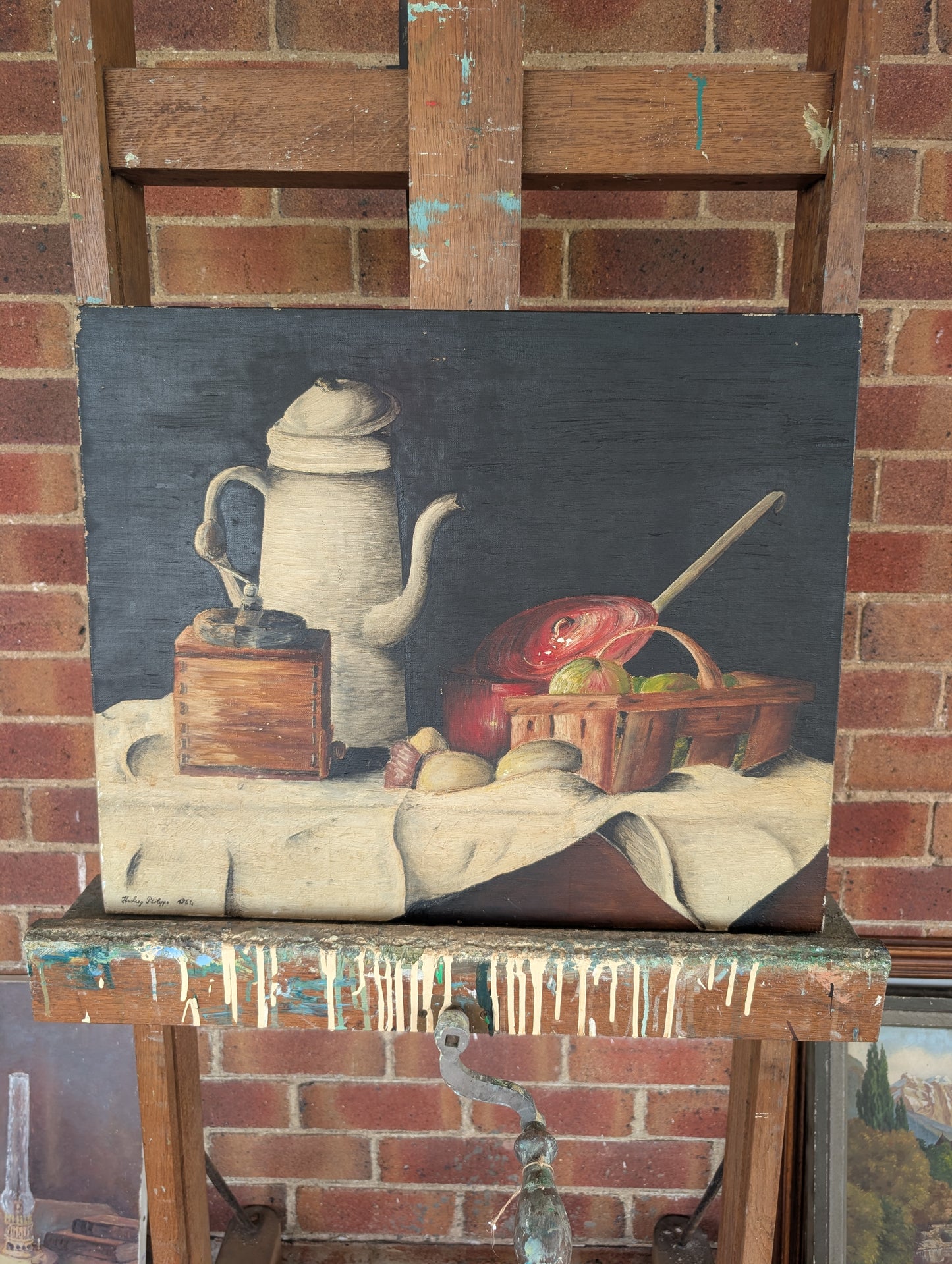 Oil painting, Still life , Philippe Hesking, 1964