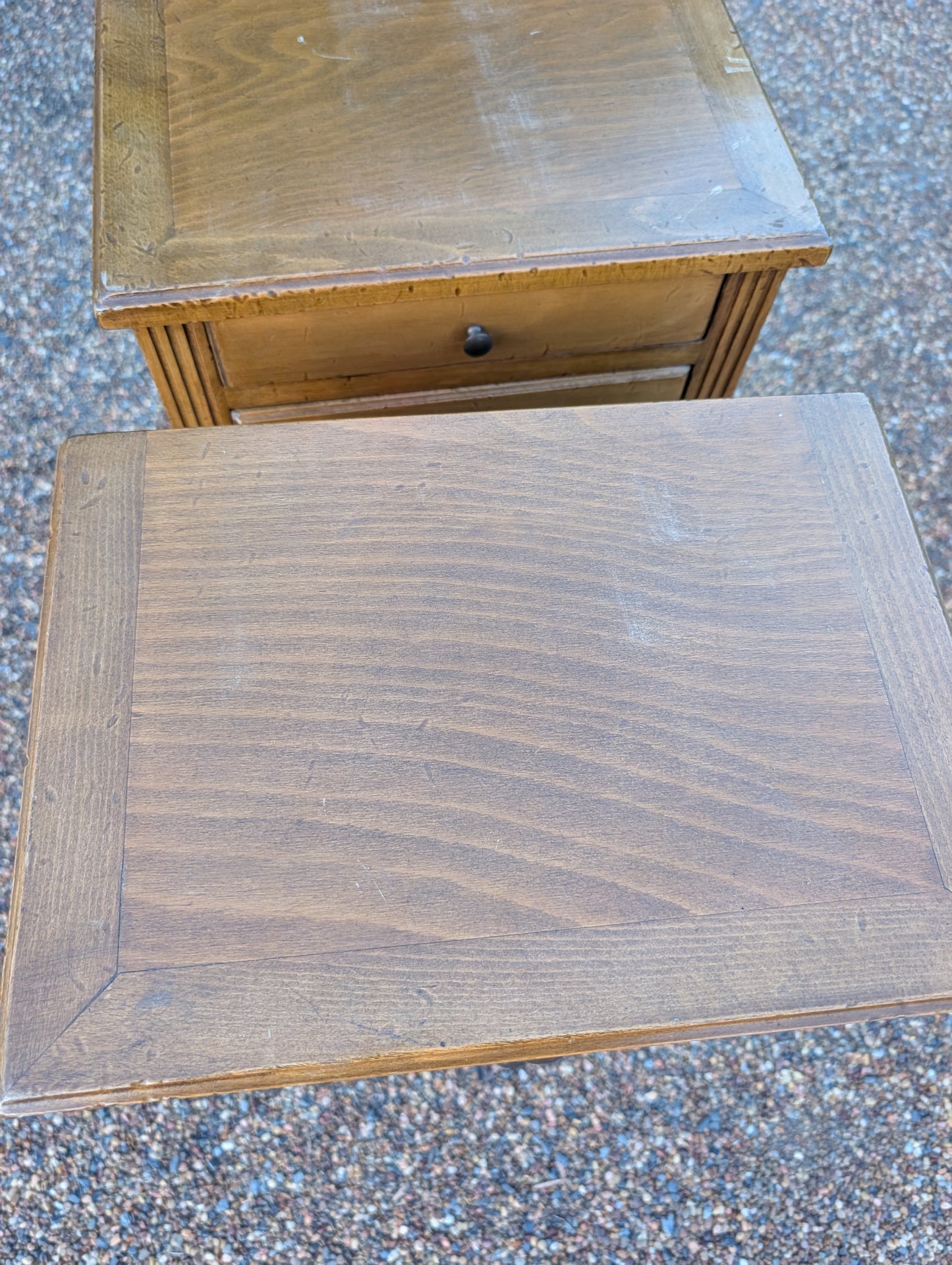 Louis XVI style bedside tables