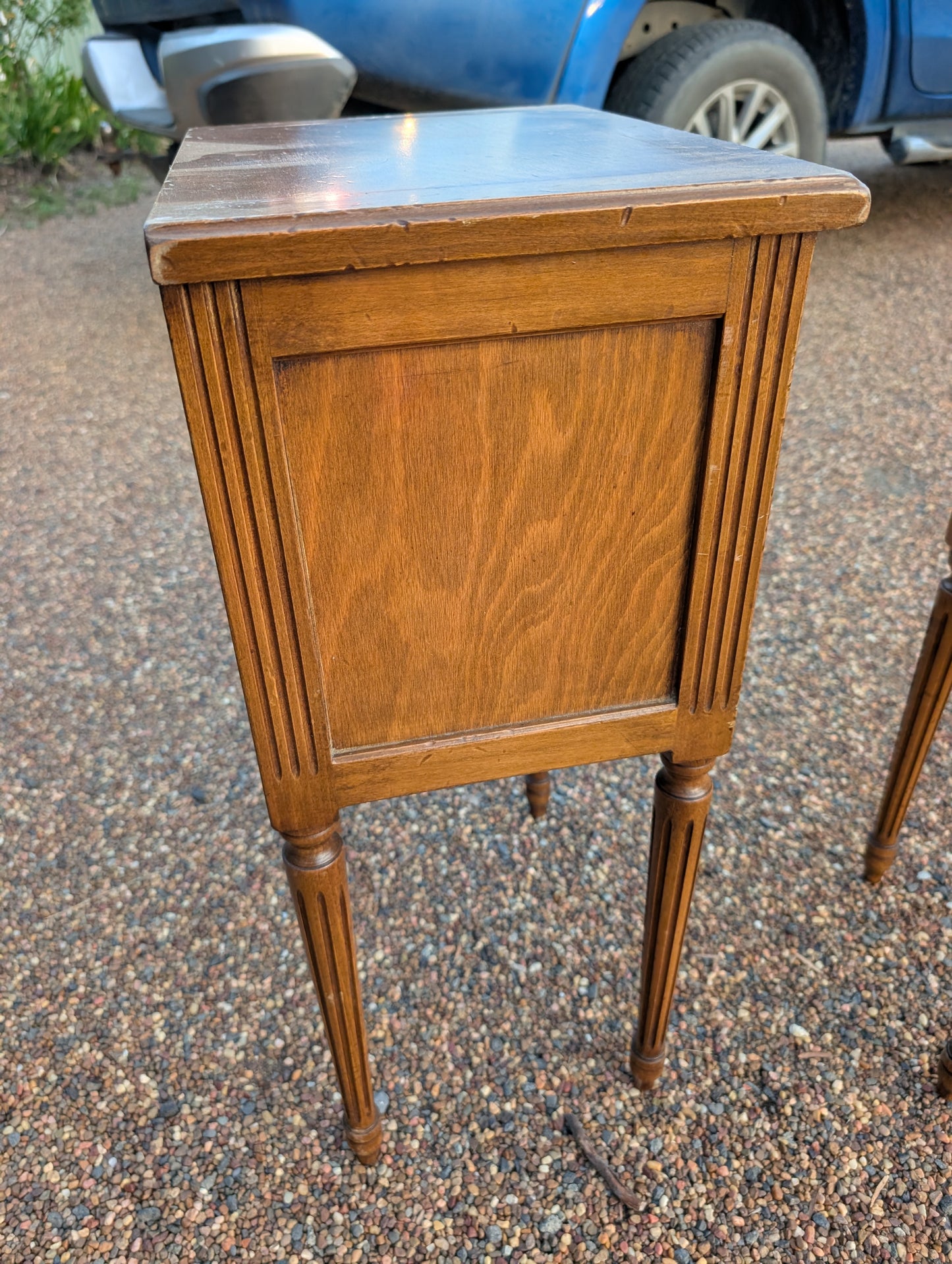 Louis XVI style bedside tables
