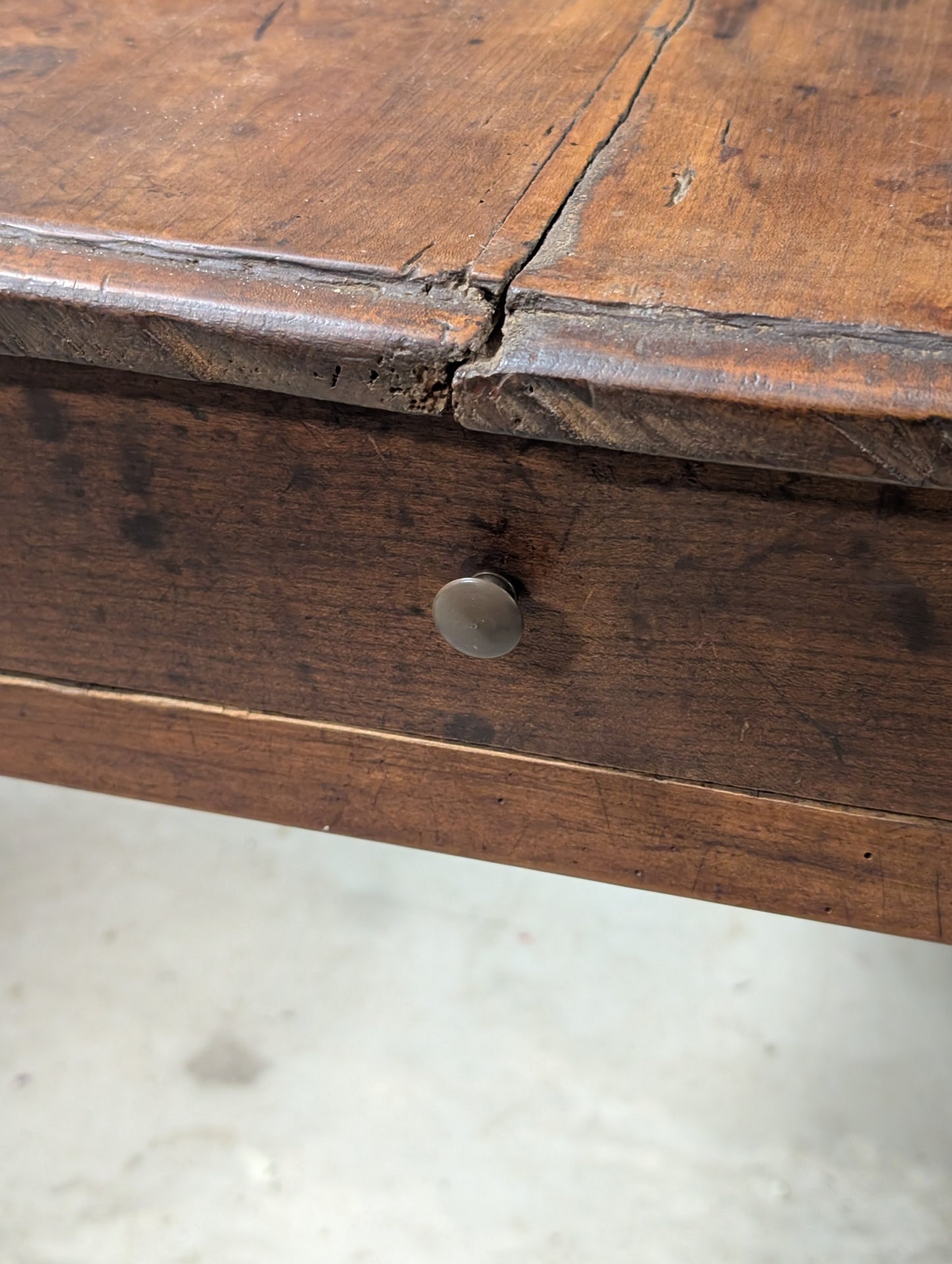19th C. French Provincial Louis Philippe Walnut Writing Table