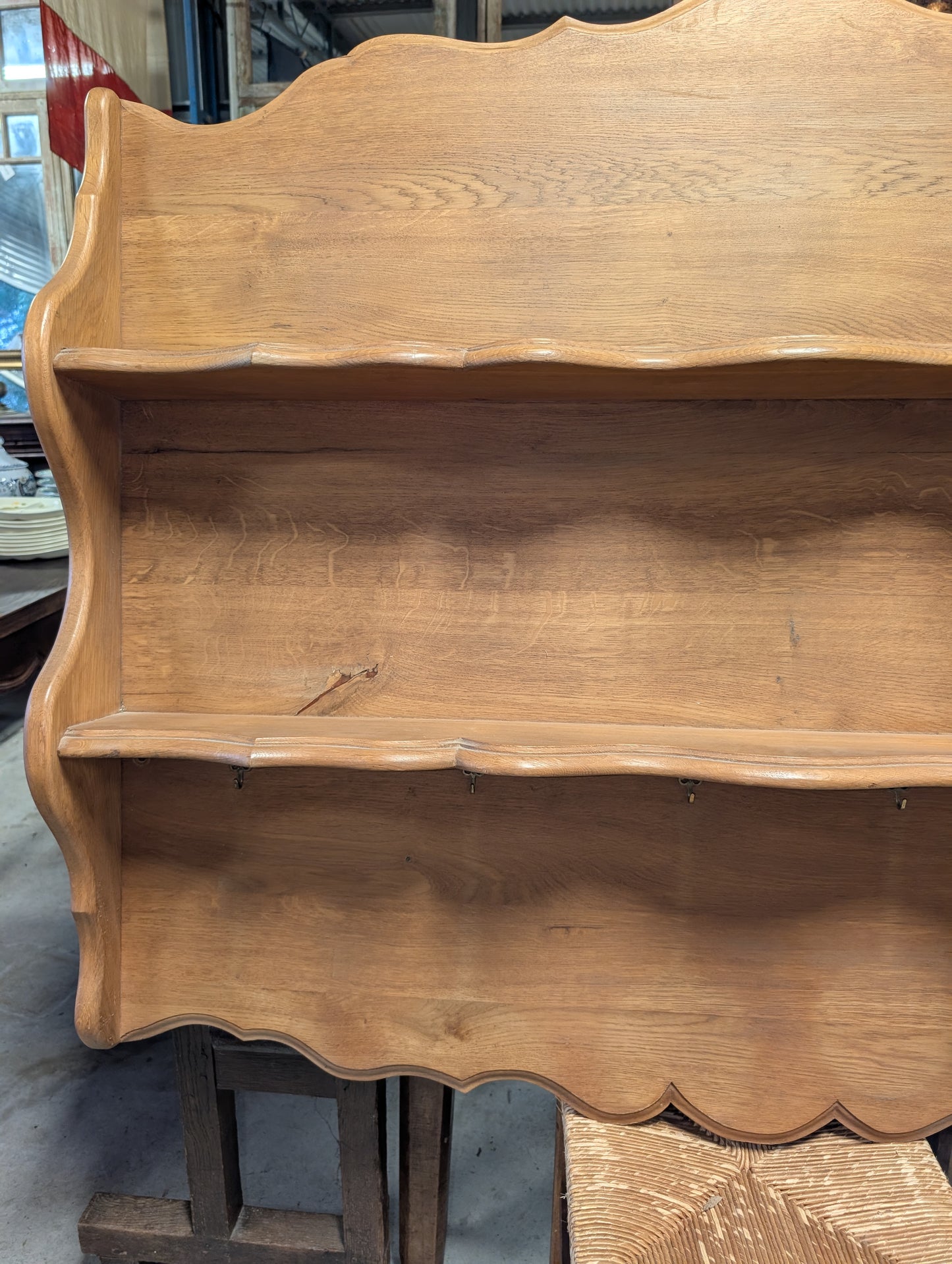 Antique French Oak Plate Rack – Normandy