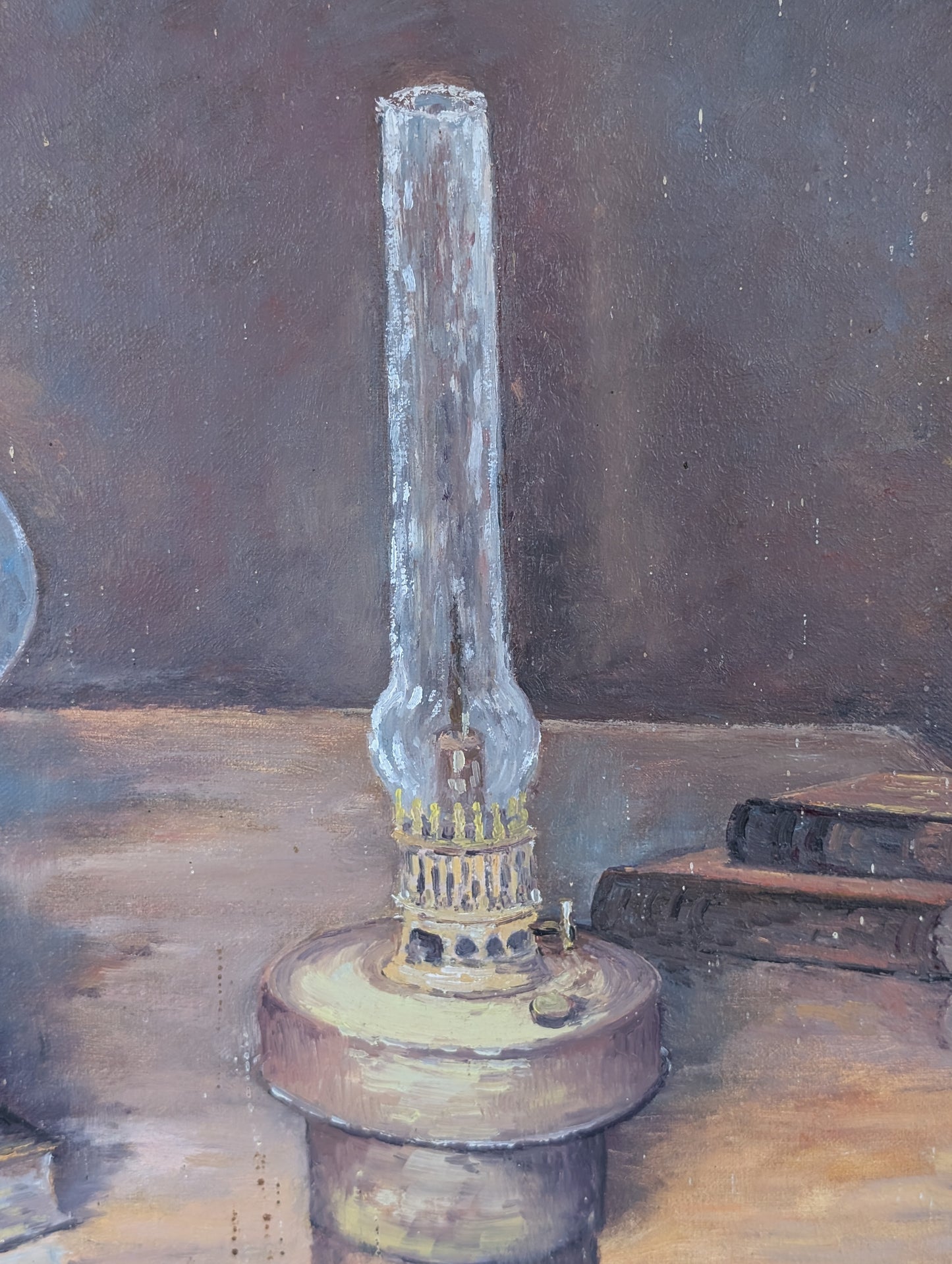 Nature morte aux lampes, oil painting CXXth