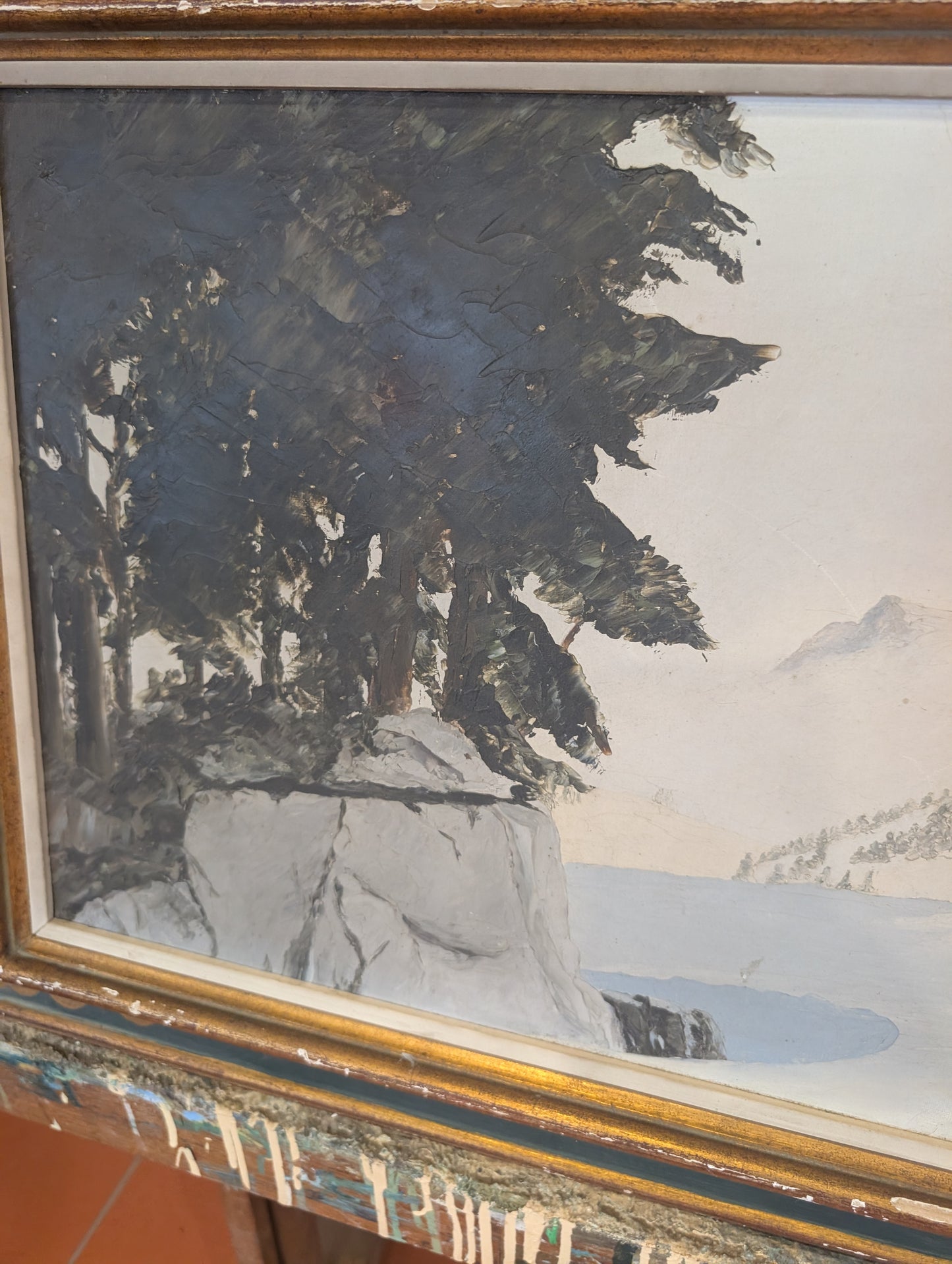 Alpine landscape by Paul Hardy (b.1862) oil on canvas