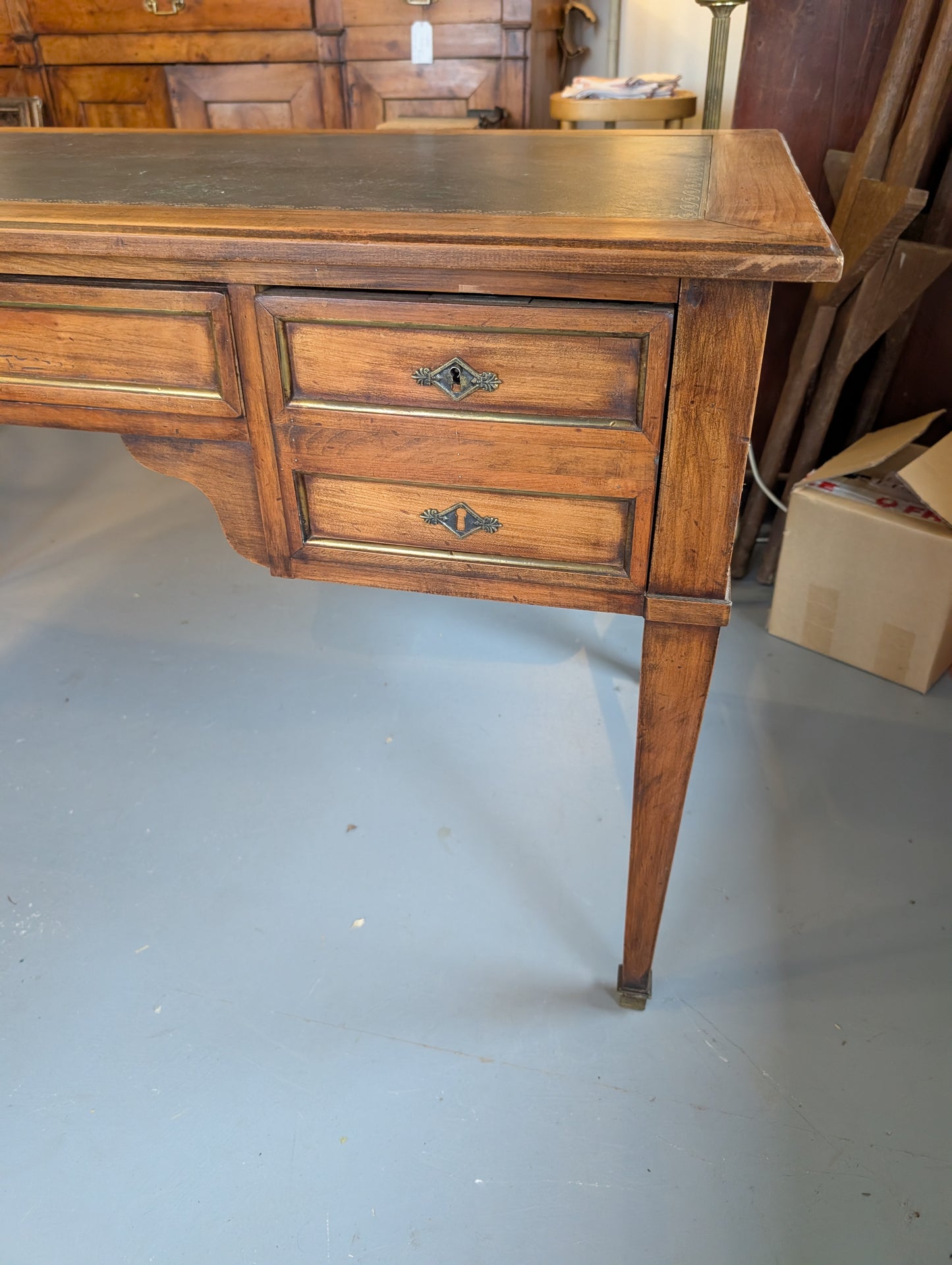 A French Louis XVI style desk.