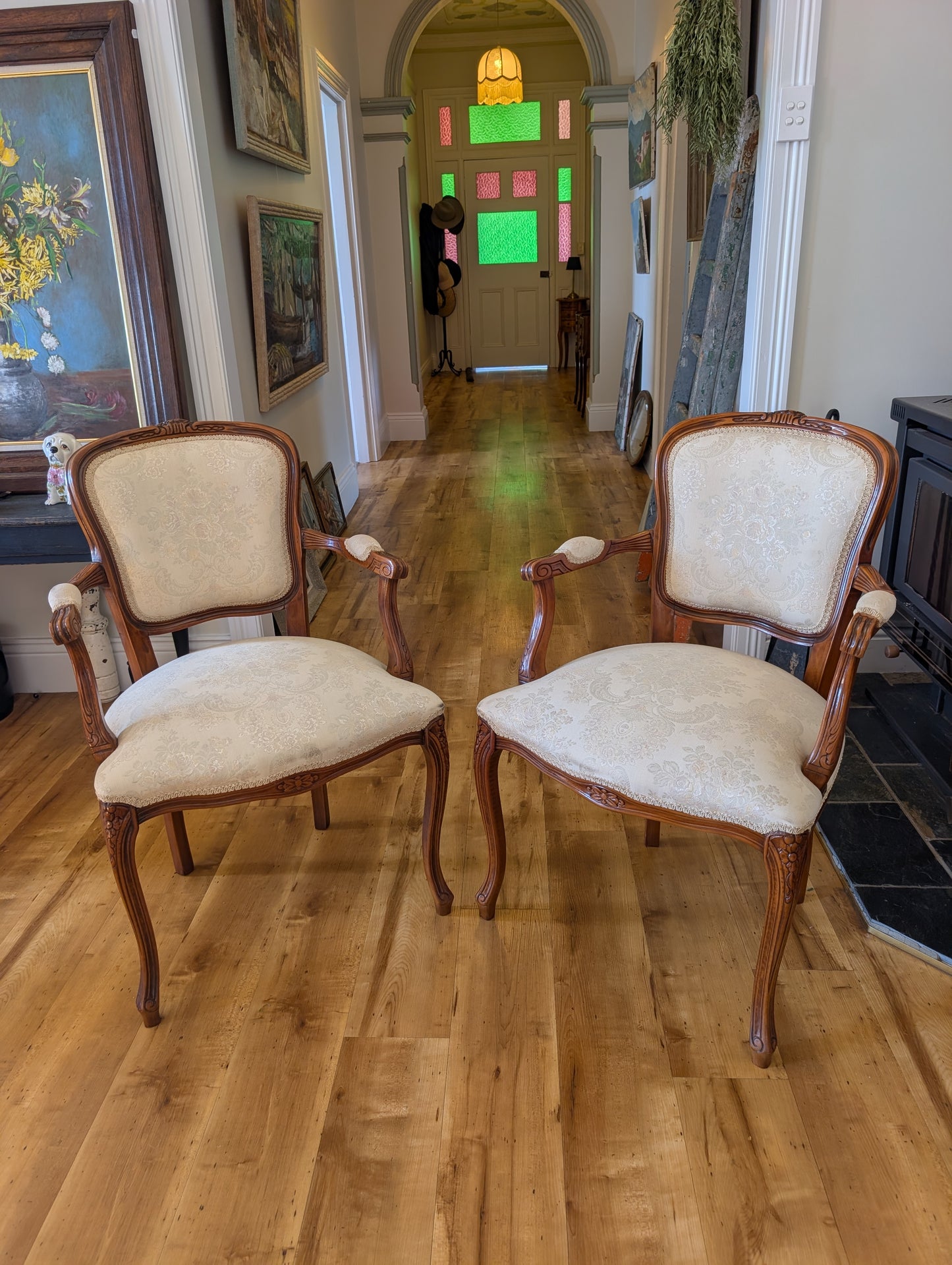 Pair of Louis XV armchairs