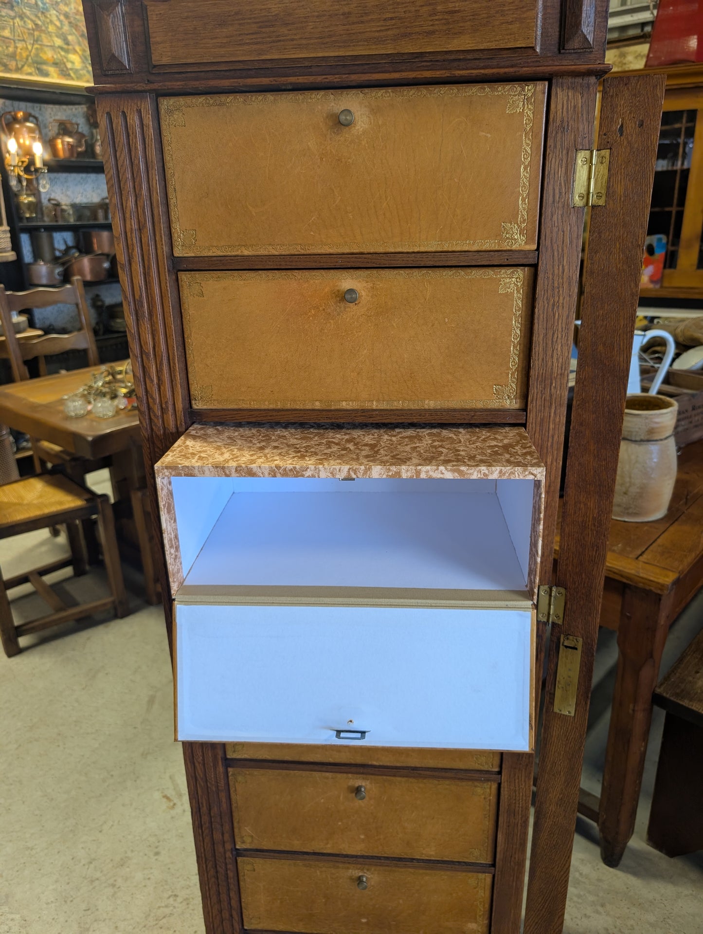 C19th Oak "Cartonnier" filling cabinet
