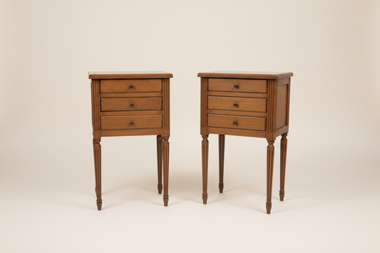 Louis XVI style bedside tables