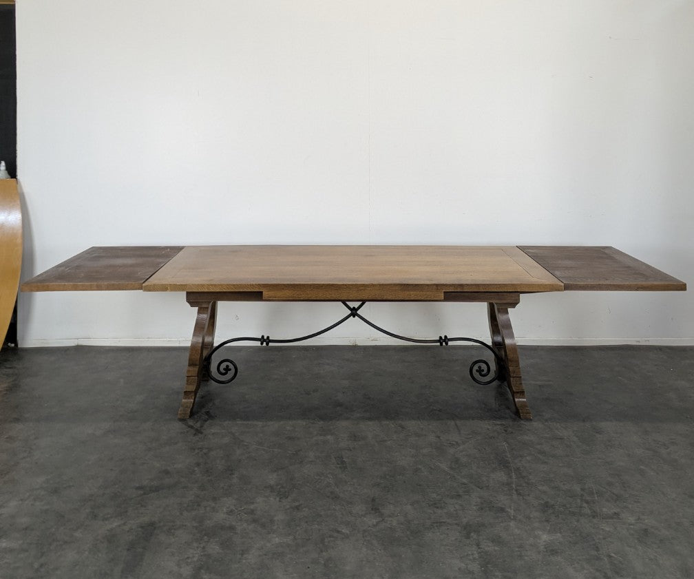 The French-Sourced Spanish Refectory Table with Extensions