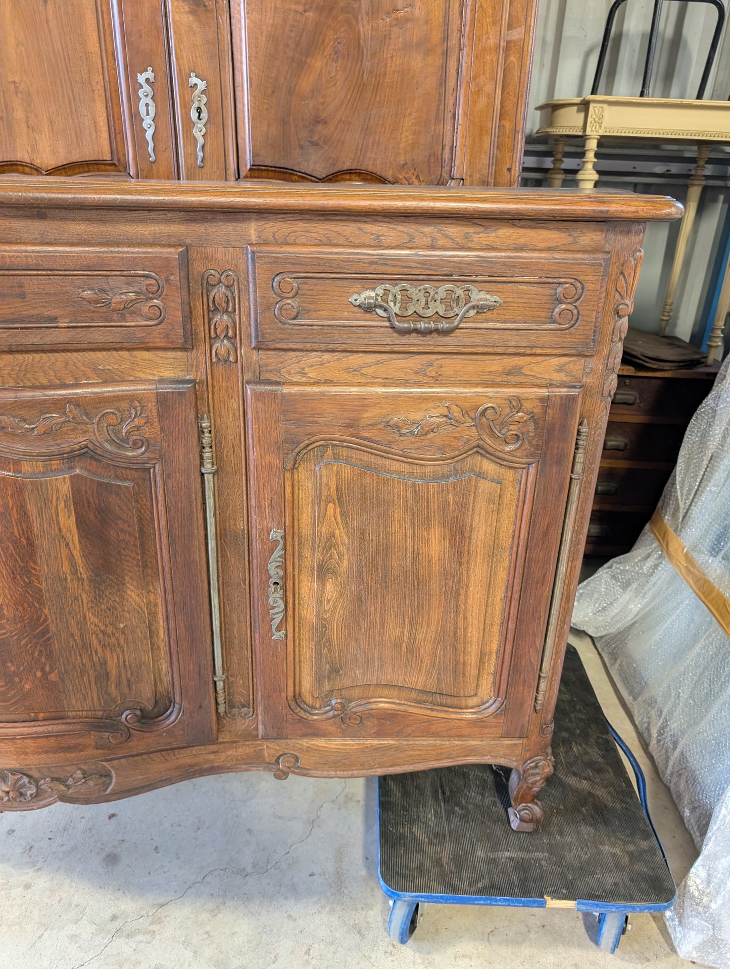Louis XV Style French Oak Buffet C19th