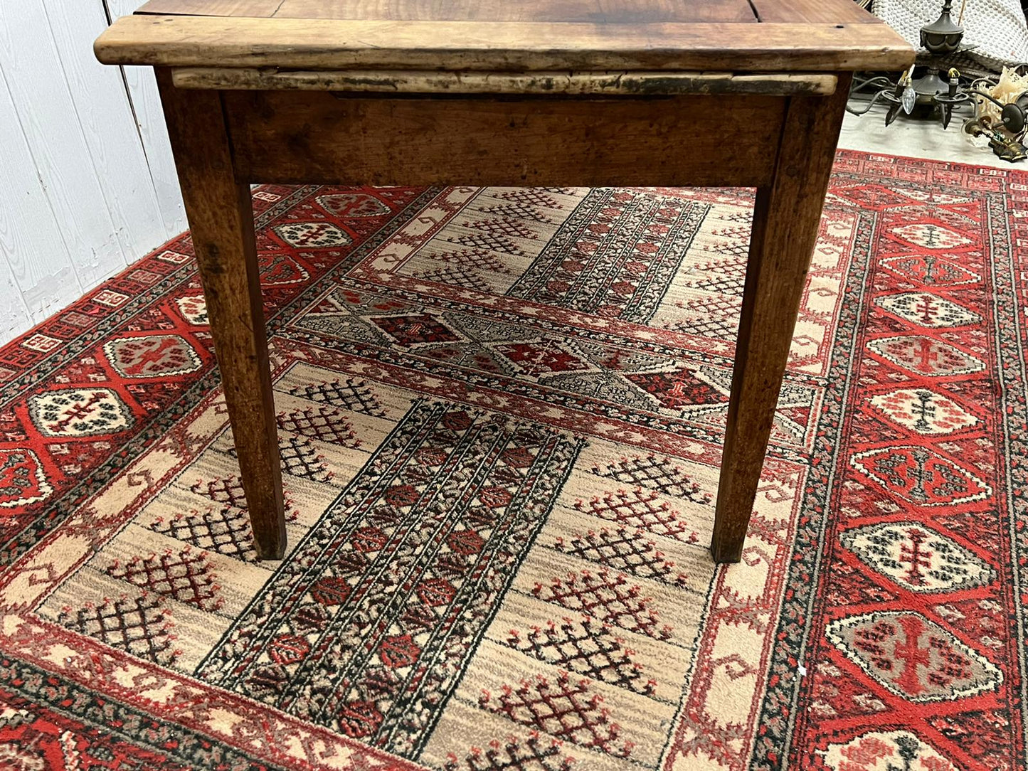 Farm table with drawer & extension