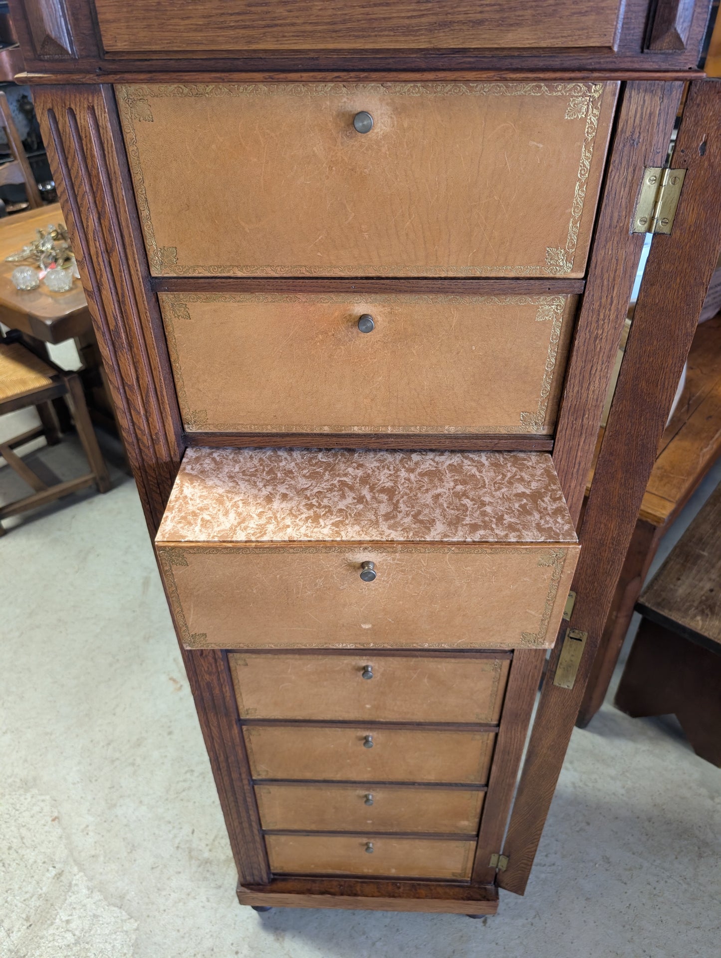 C19th Oak "Cartonnier" filling cabinet