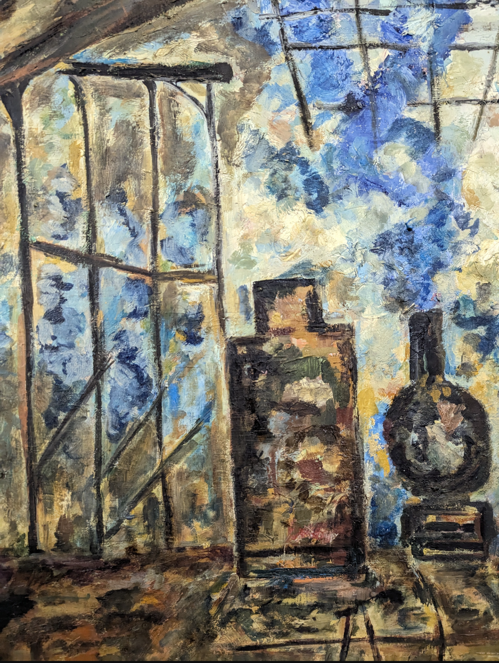 Reinterpretation of Monet's "Gare Saint-Lazare"
